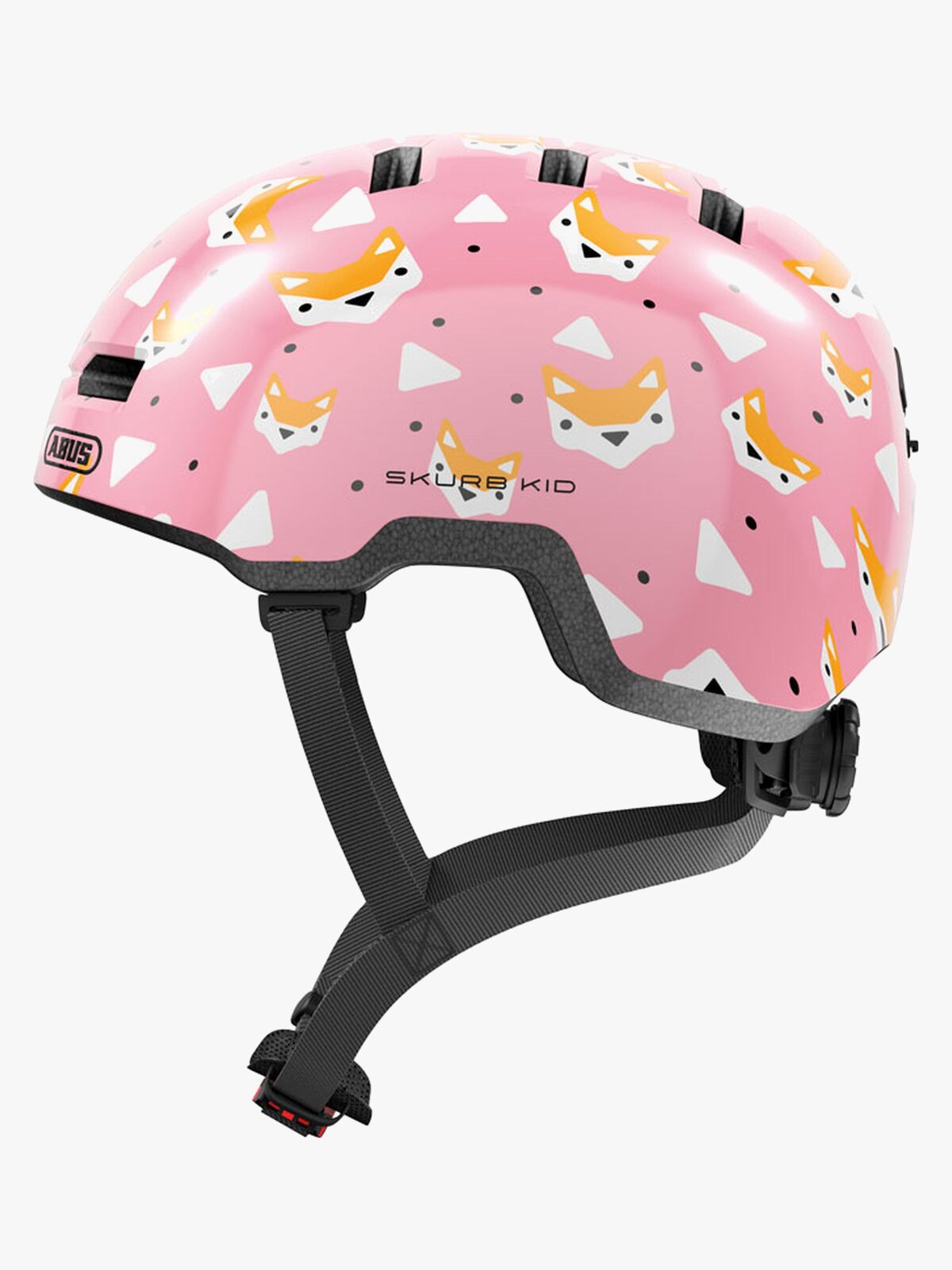 ABUS Skurb Kid Helm, Rose Foxes