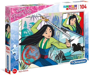 Disney Prinzessinnen Mulan Puzzle, 104 Teile