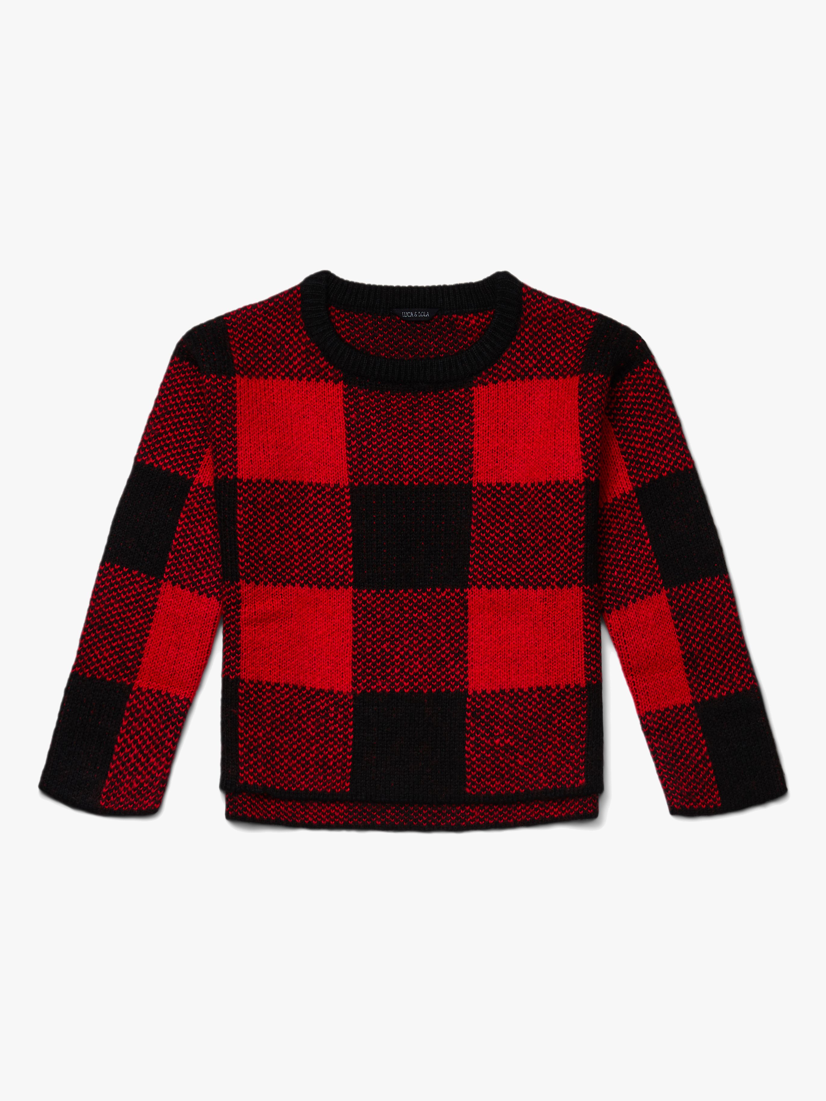Luca &  Lola Venezia Pullover, Red/Black 122-128