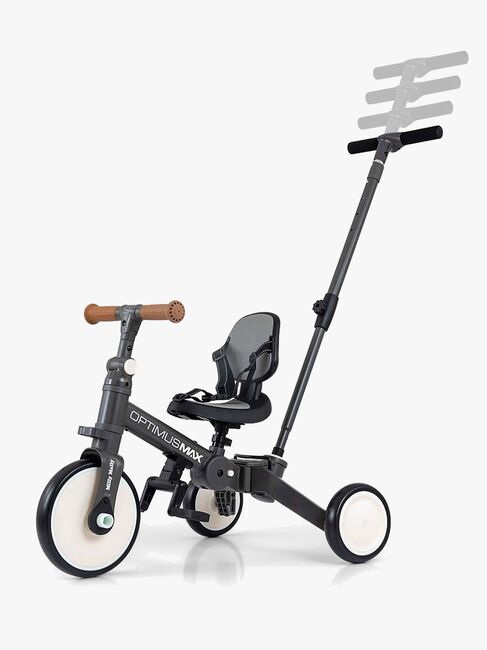 Milly Mally Optimus Max Dreirad 4-in-1, Grau