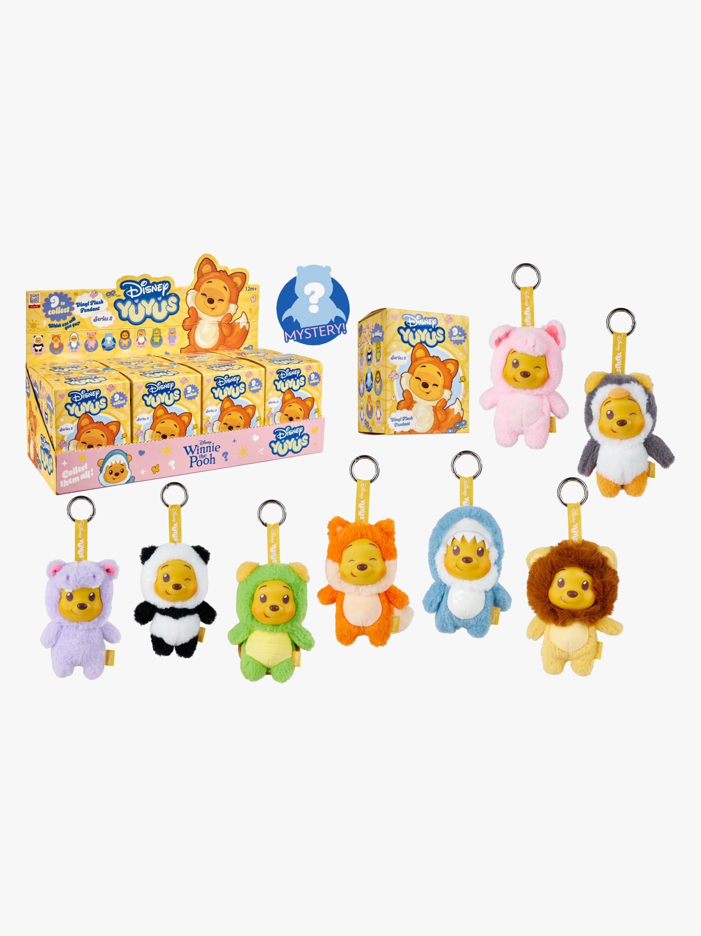 Disney Taschenanhänger Yuyus Winnie Puuh Serie 2 Gemischt 12 cm