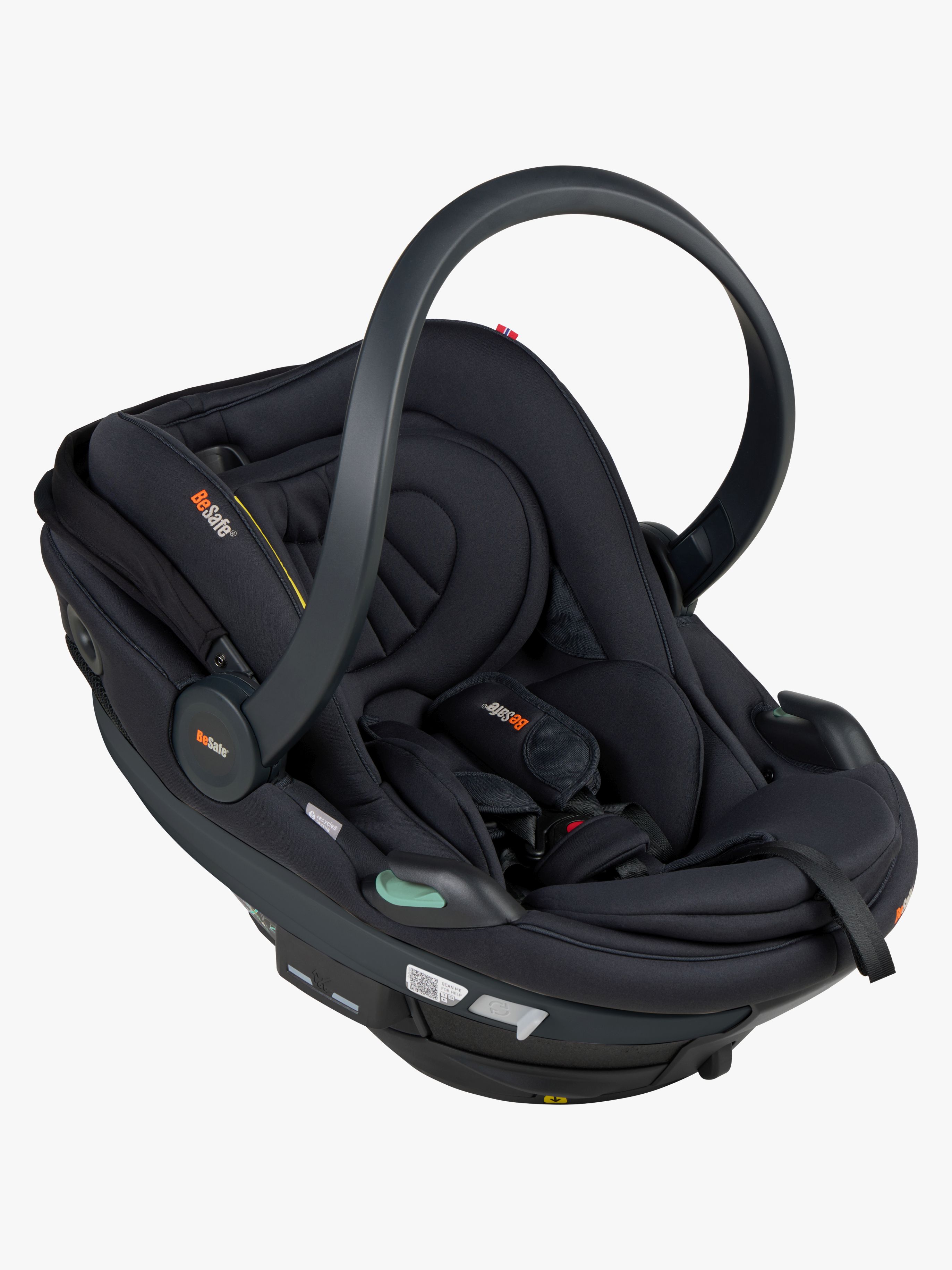 BeSafe Go Beyond 2 Babyschale, Black Soft Breeze