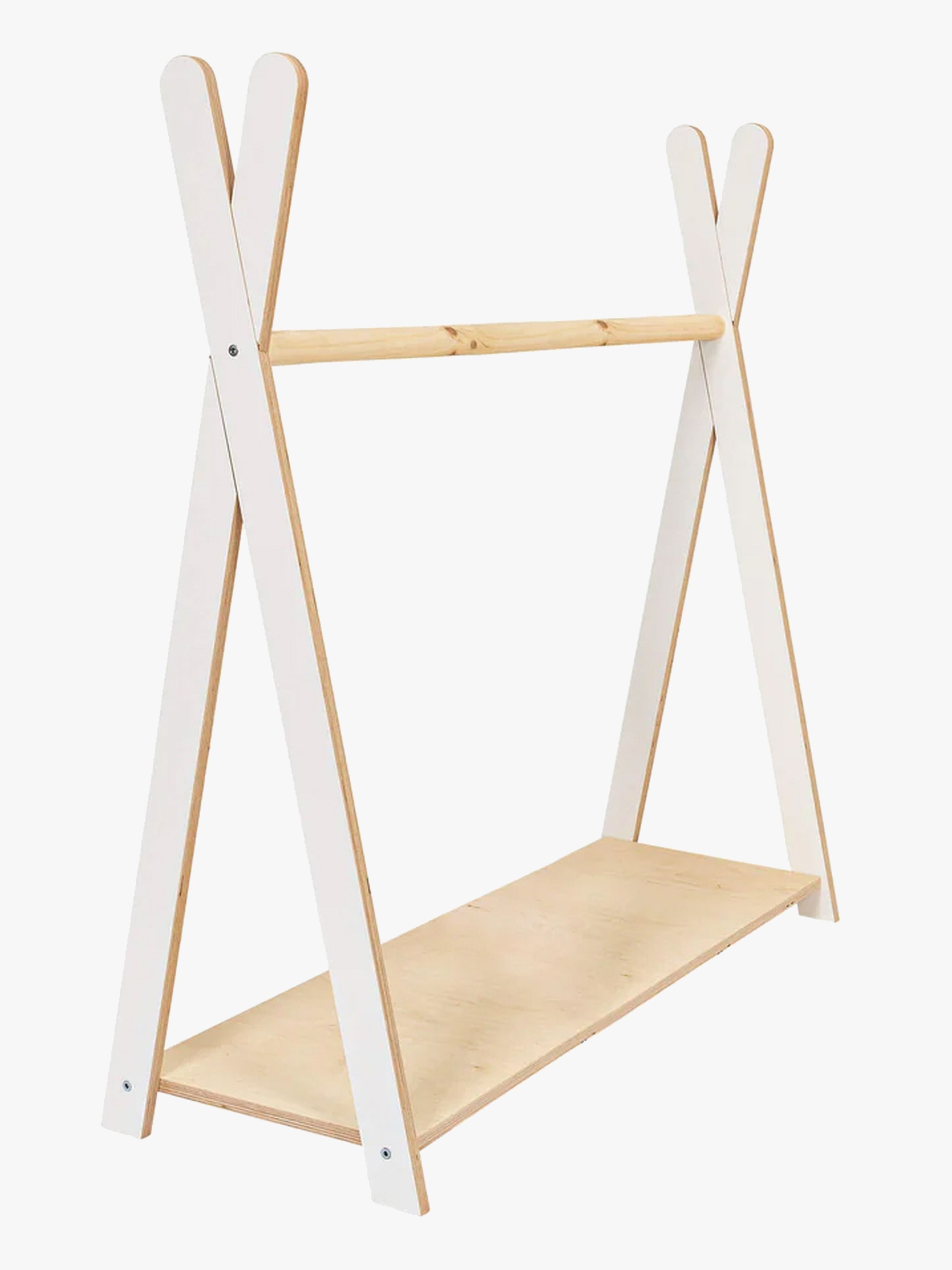 Tipi Kleiderständer L, Weiß, Kinderzimmerschrank, Kinderzimmer