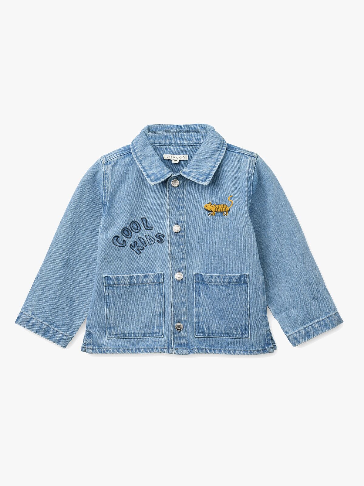LIEWOOD Kinsley Placement Denim Jeansjacke, Cool Kids/Light Blue Denim