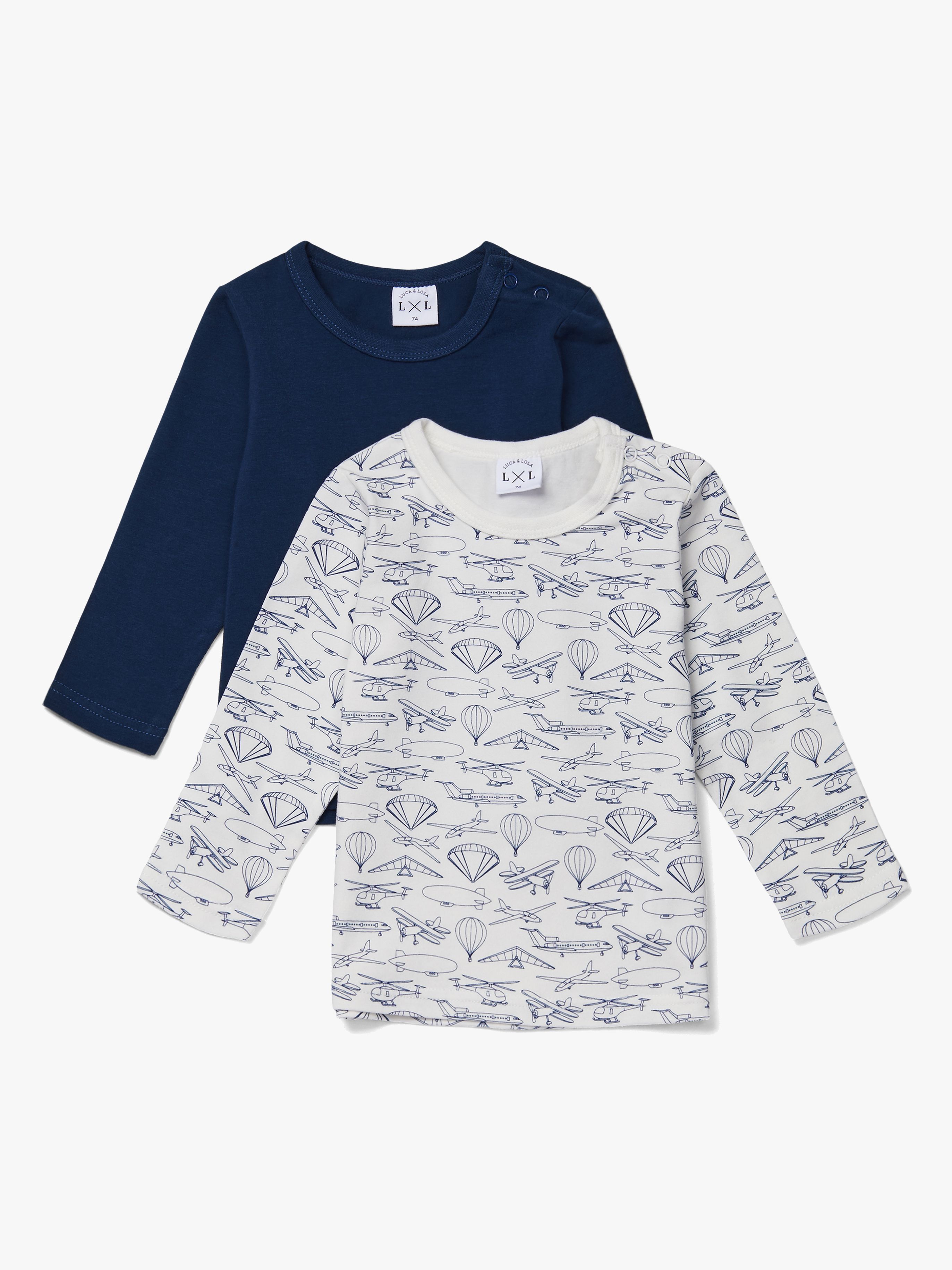 Montay Langarmshirt 2er-Pack, White 68