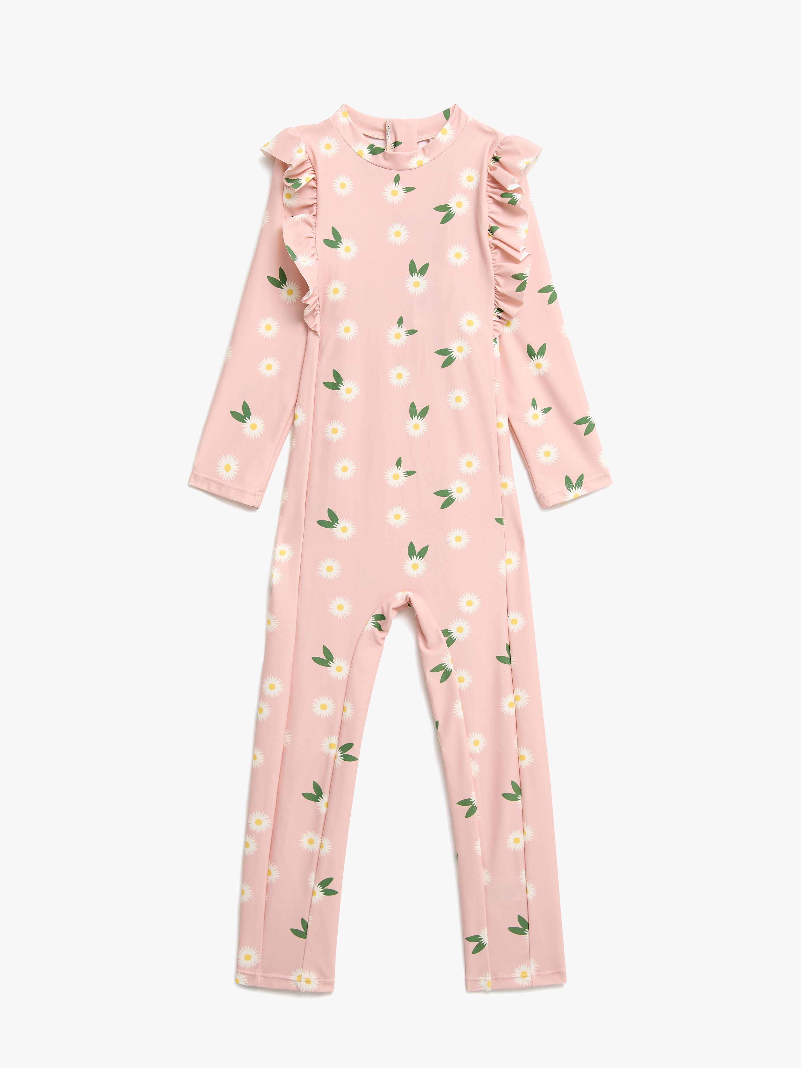 Petite Chérie Atelier Novalie UV-Schutzanzug, Pink Daisy, 86-92
