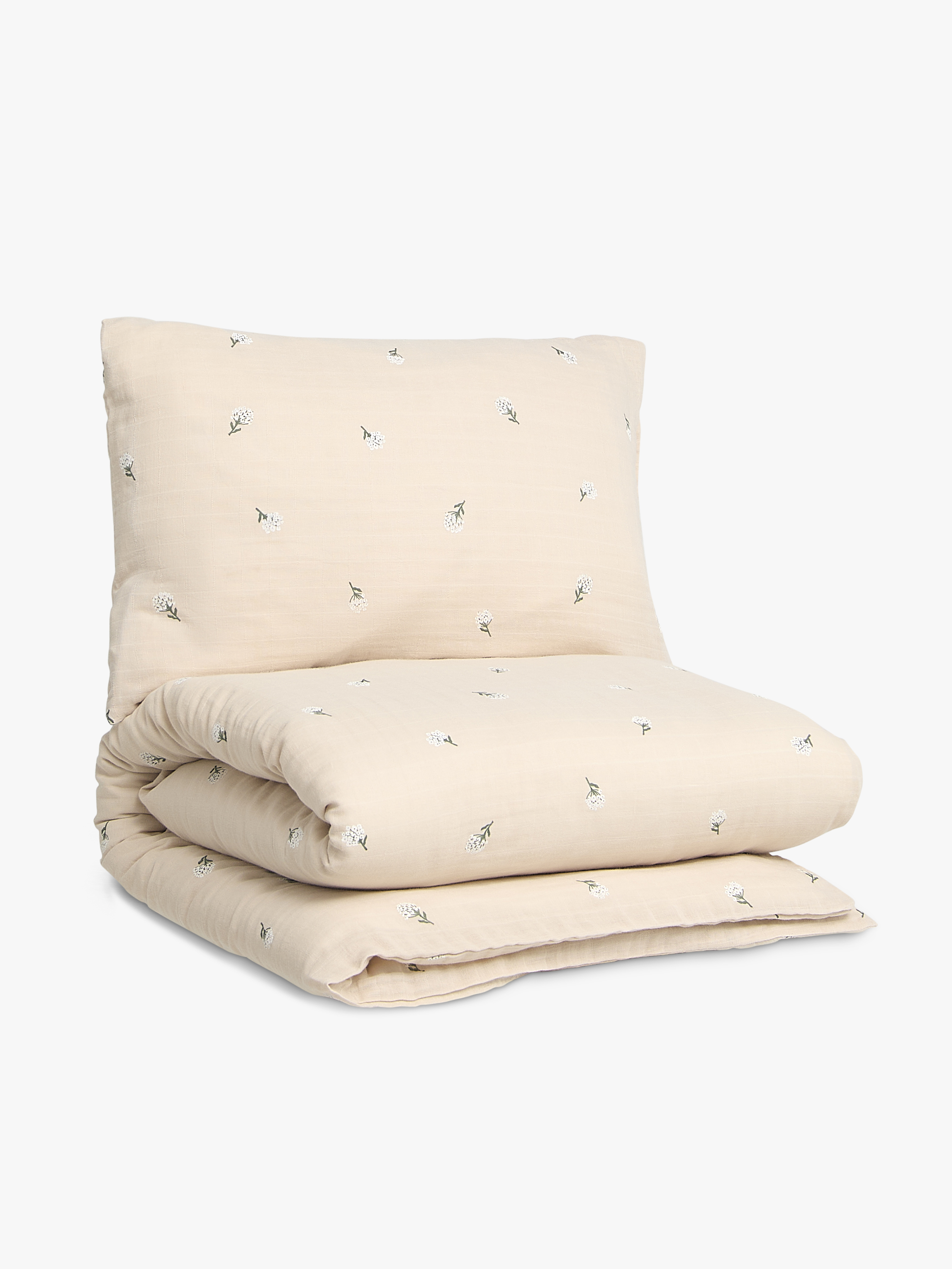 Alice &  Fox TWIGGIE Bettwäsche Babybett 100x130, Beige