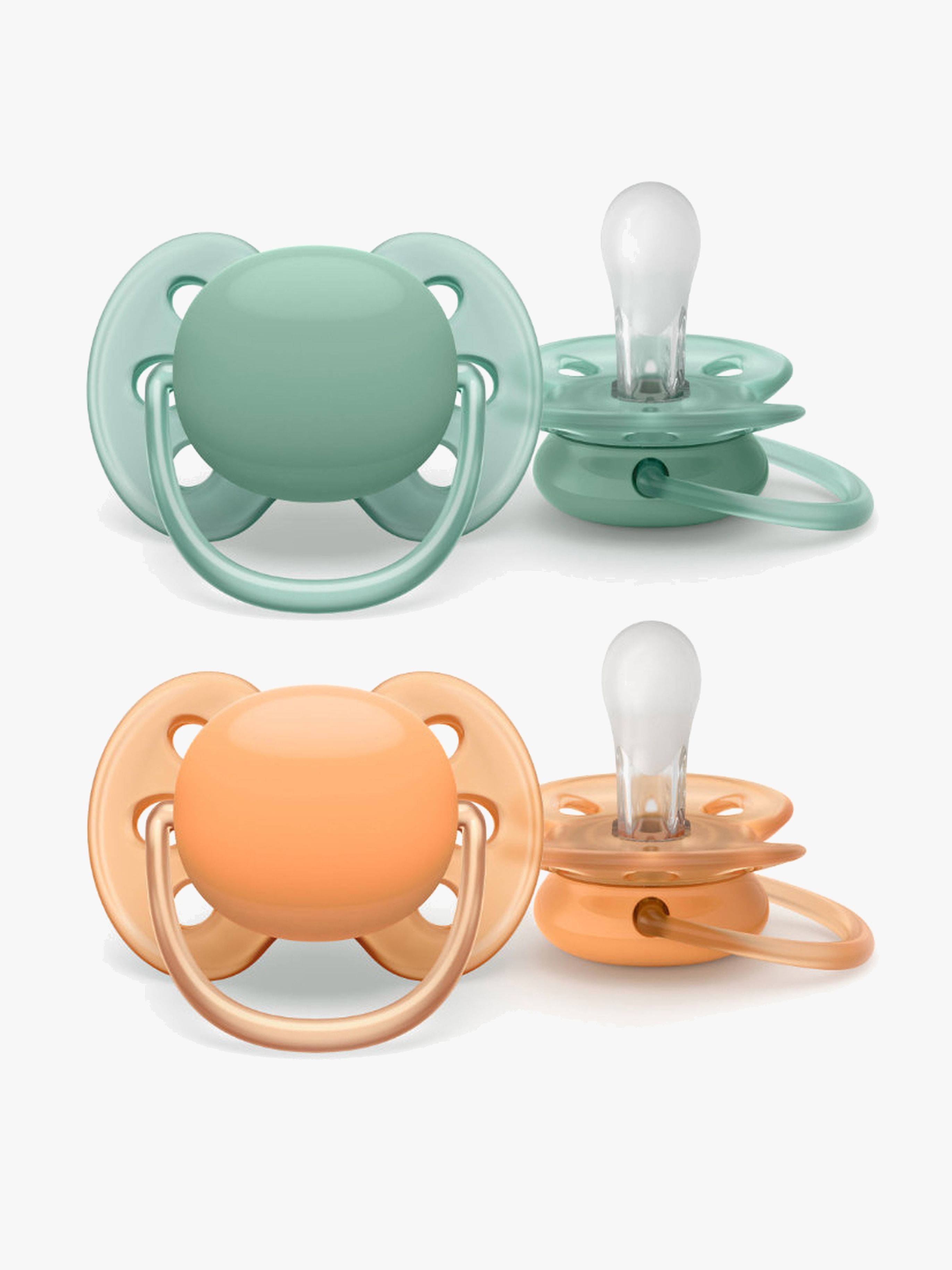 Ultra Soft Schnuller 0-6 m 4er-Pack, Neutral
