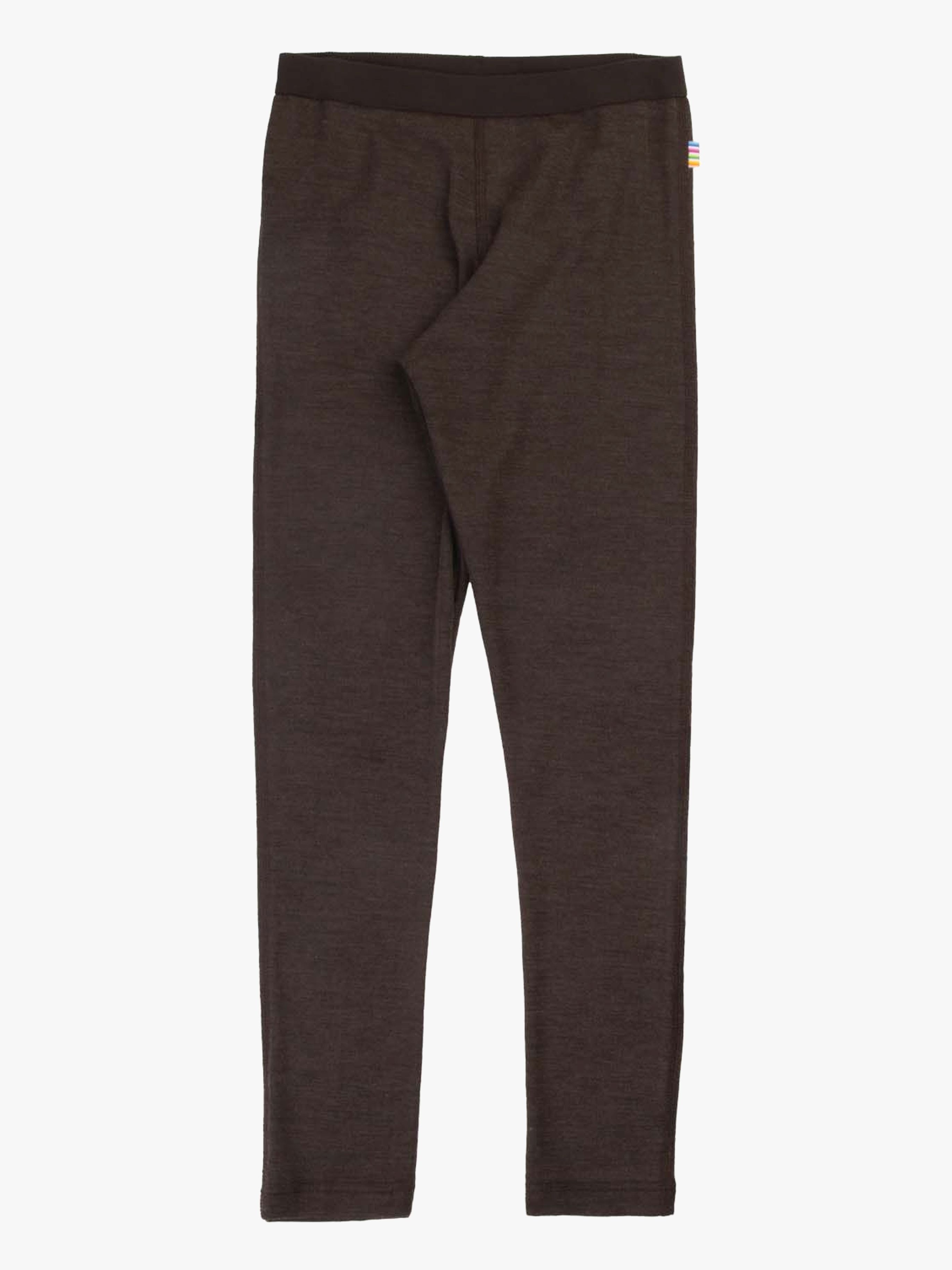 Joha Leggings Merinowolle, Dunkelbraun, 140