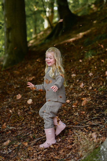 Mikk-Line Wollfilz-Hose Baby, Melange Denver