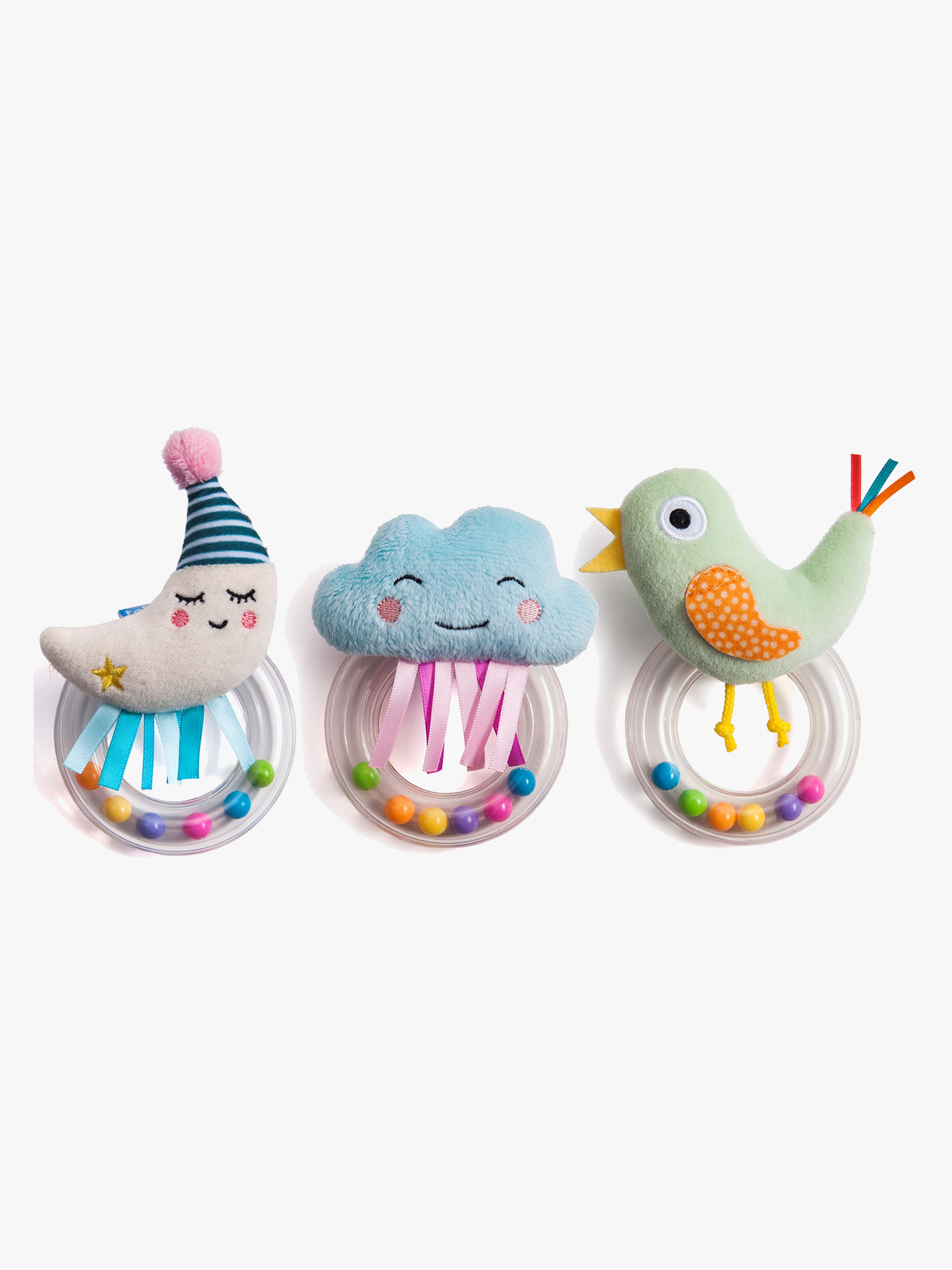 TAF Toys Babyrassel 3er-Pack, Babyspielzeug