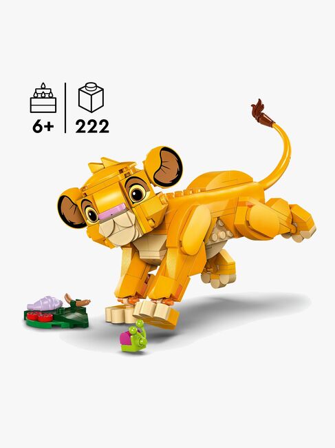 LEGO Disney Classic 43243 Simba, das Löwenjunge des Königs