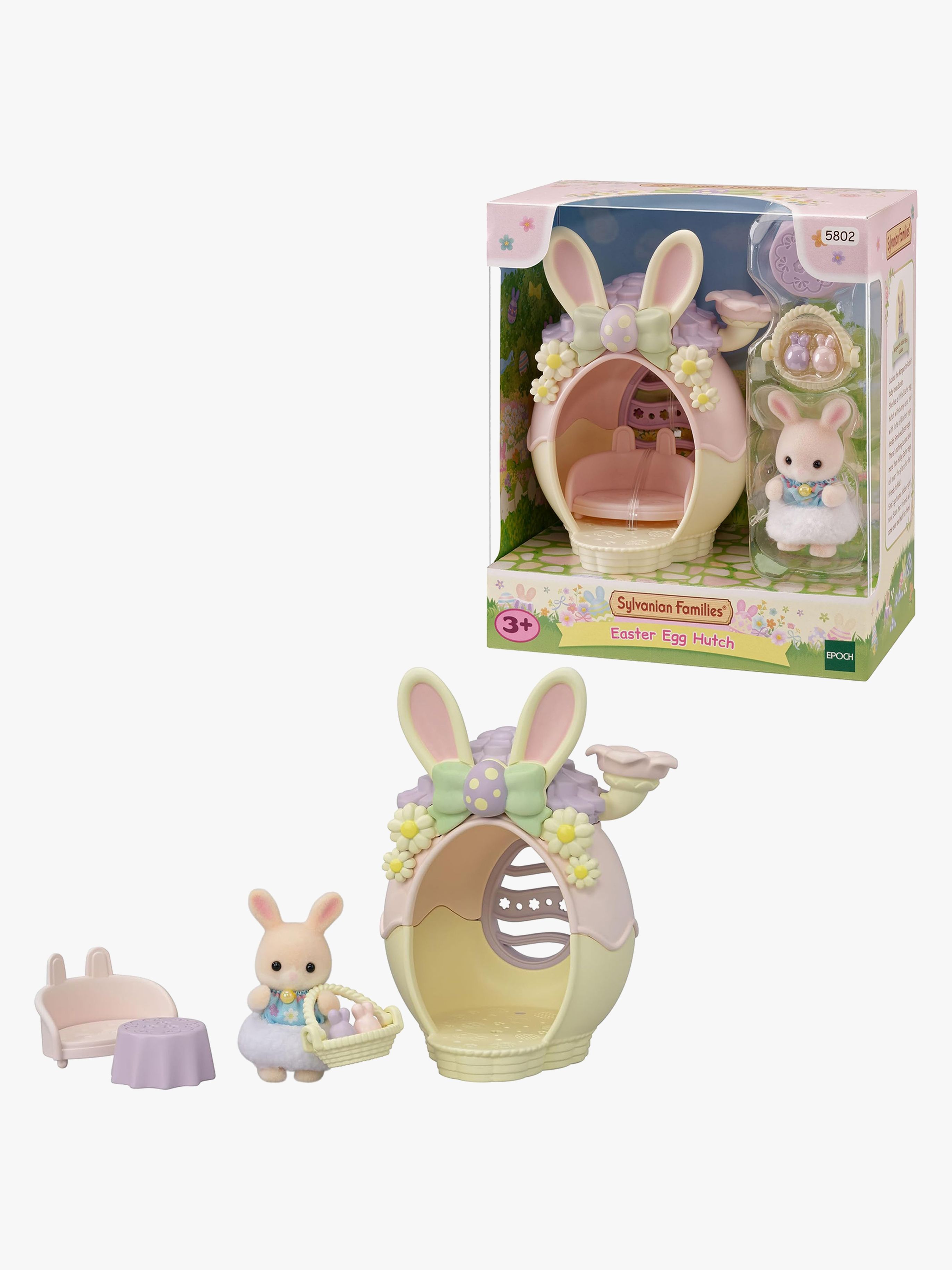 Figurenset Osterei mit Kaninchen