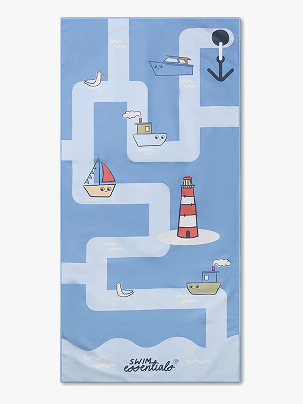 Swim Essentials Seas The Day Badetuch, Blue