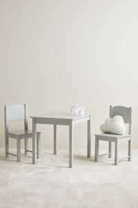 JLY Classic Tisch und Stühle, Grau