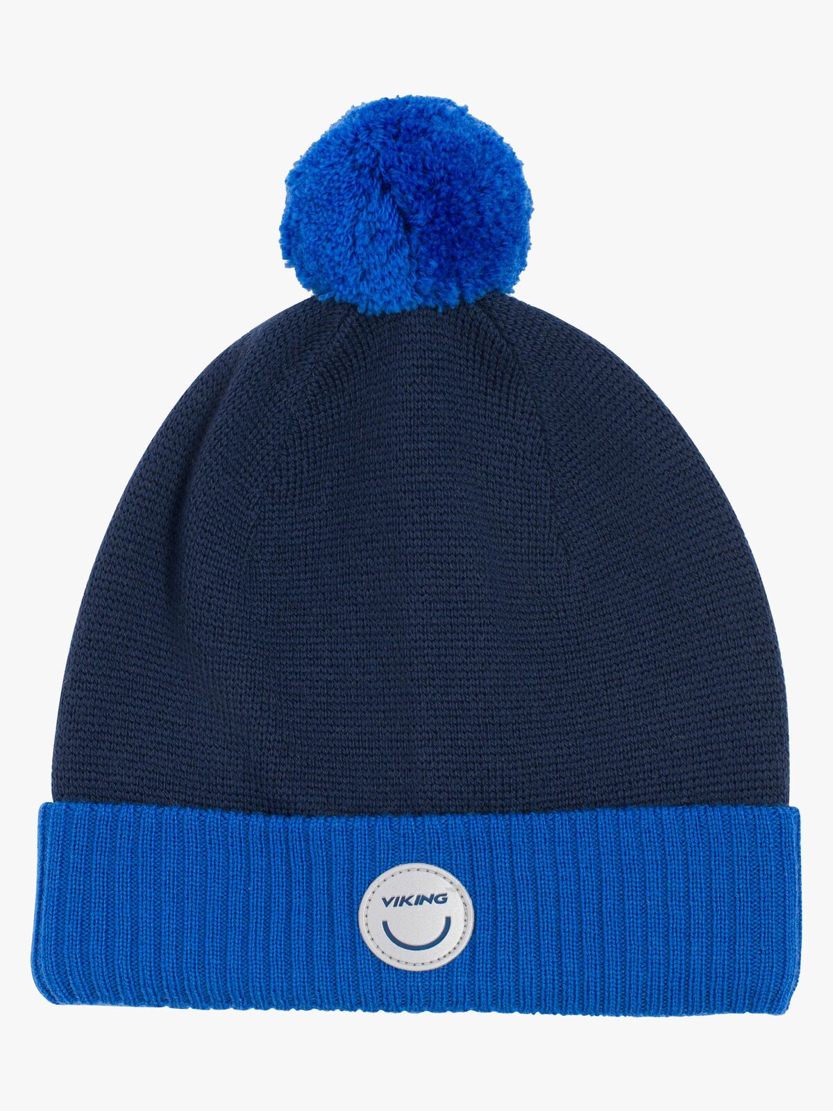 Viking Toasty Pom Pom Mütze Merinowolle, Blau