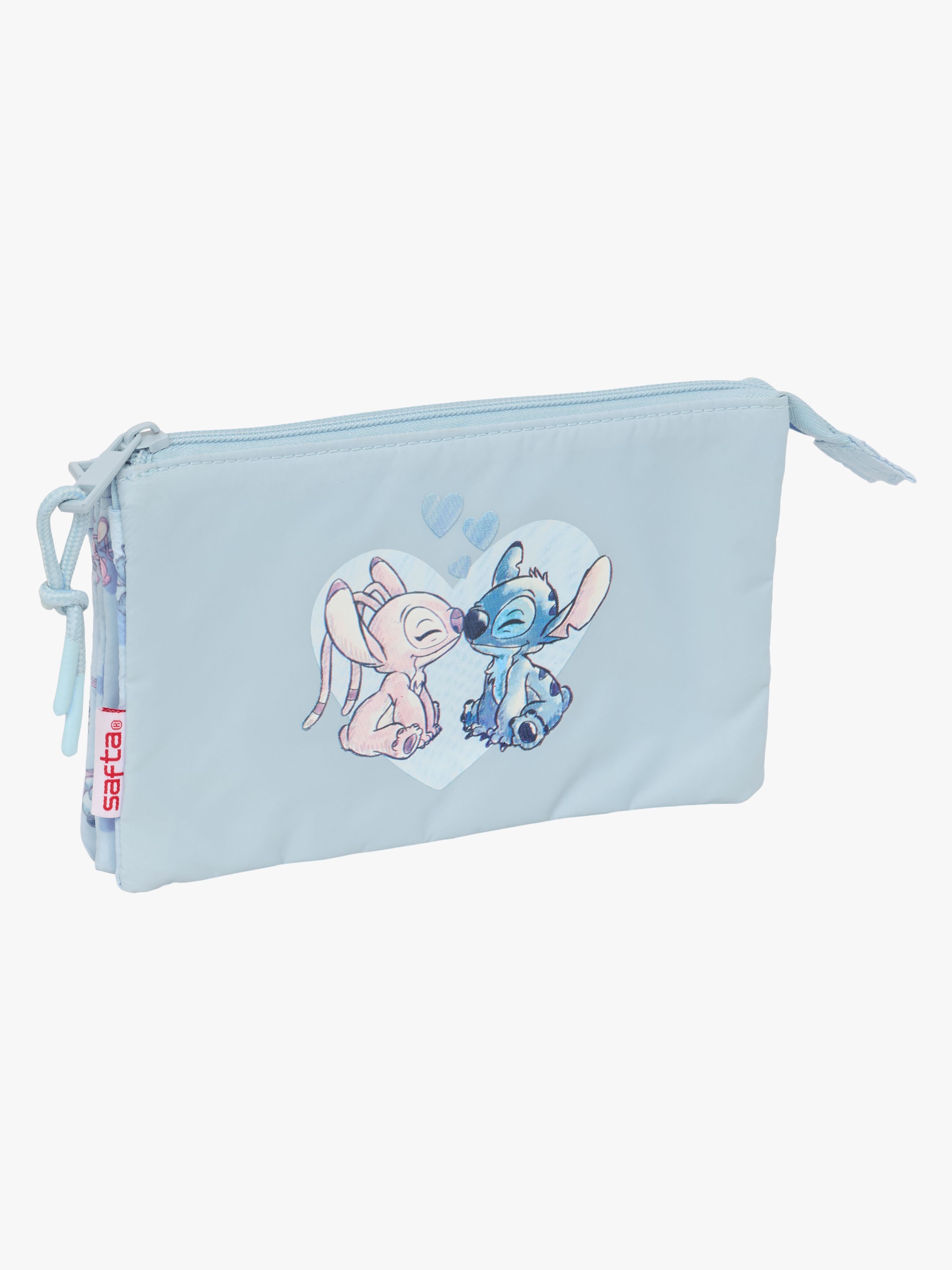 Disney Stitch Dreifach-Federmäppchen, Blau