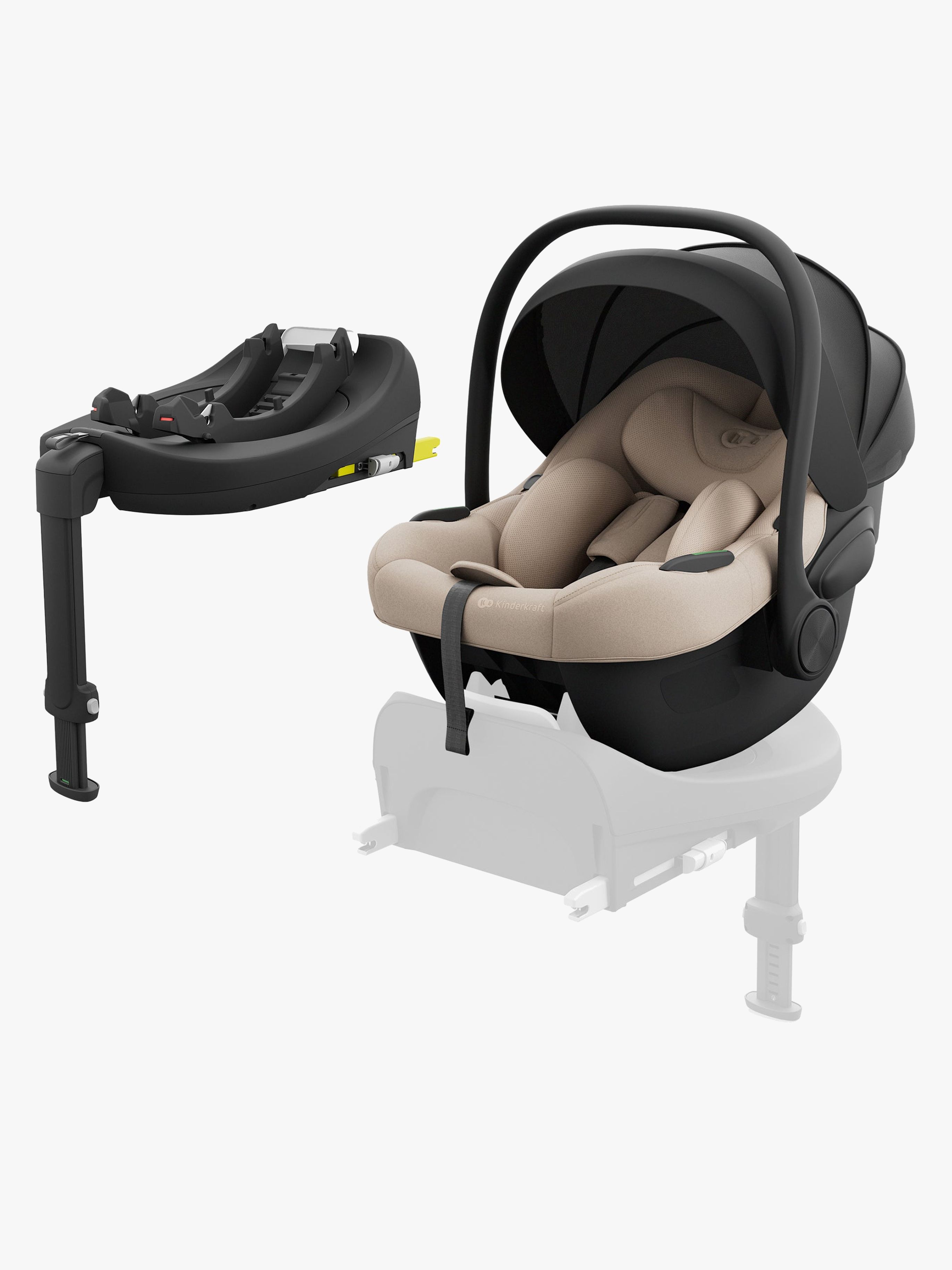 Kinderkraft I-LITE Babyschale inkl. Basis, Beige
