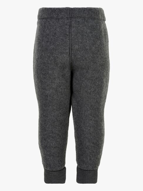 Mikk-Line Wollfilz-Hose Kind, Anthracite Melange
