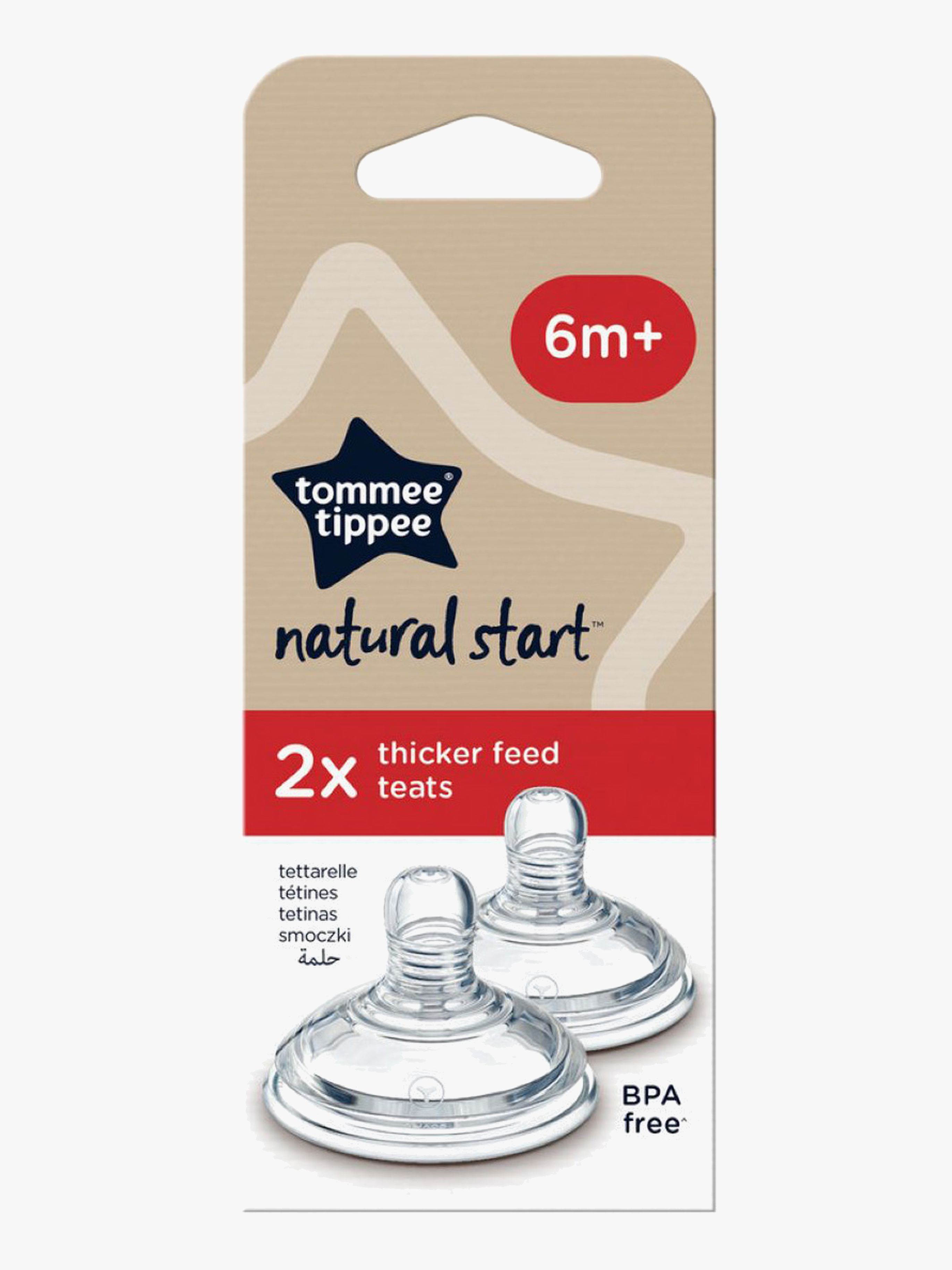 Tommee Tippee Natural Start Thick Flow Sauger 2er-Pack