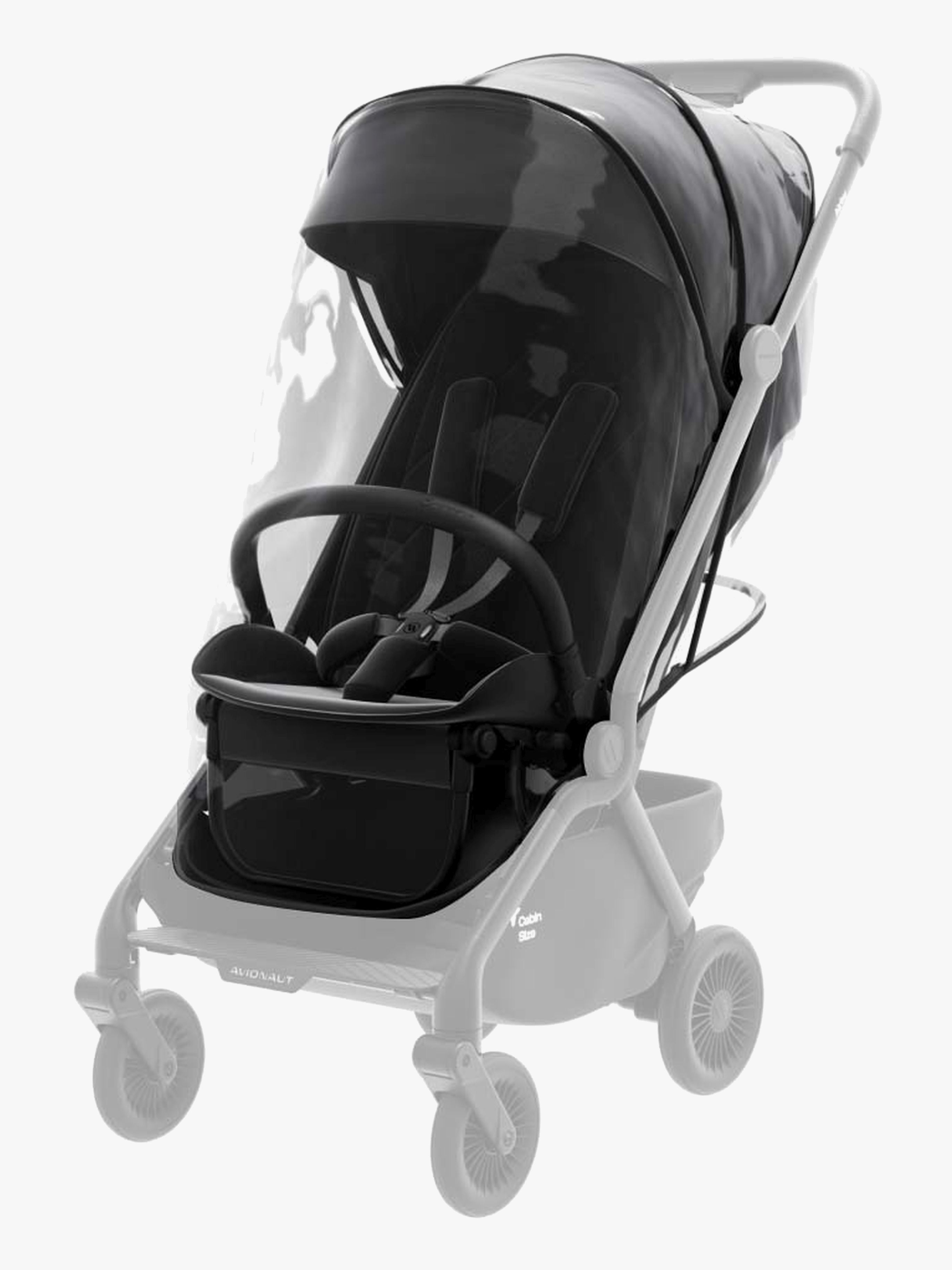 Avionaut Airby Buggy Regenschutz, Schwarz