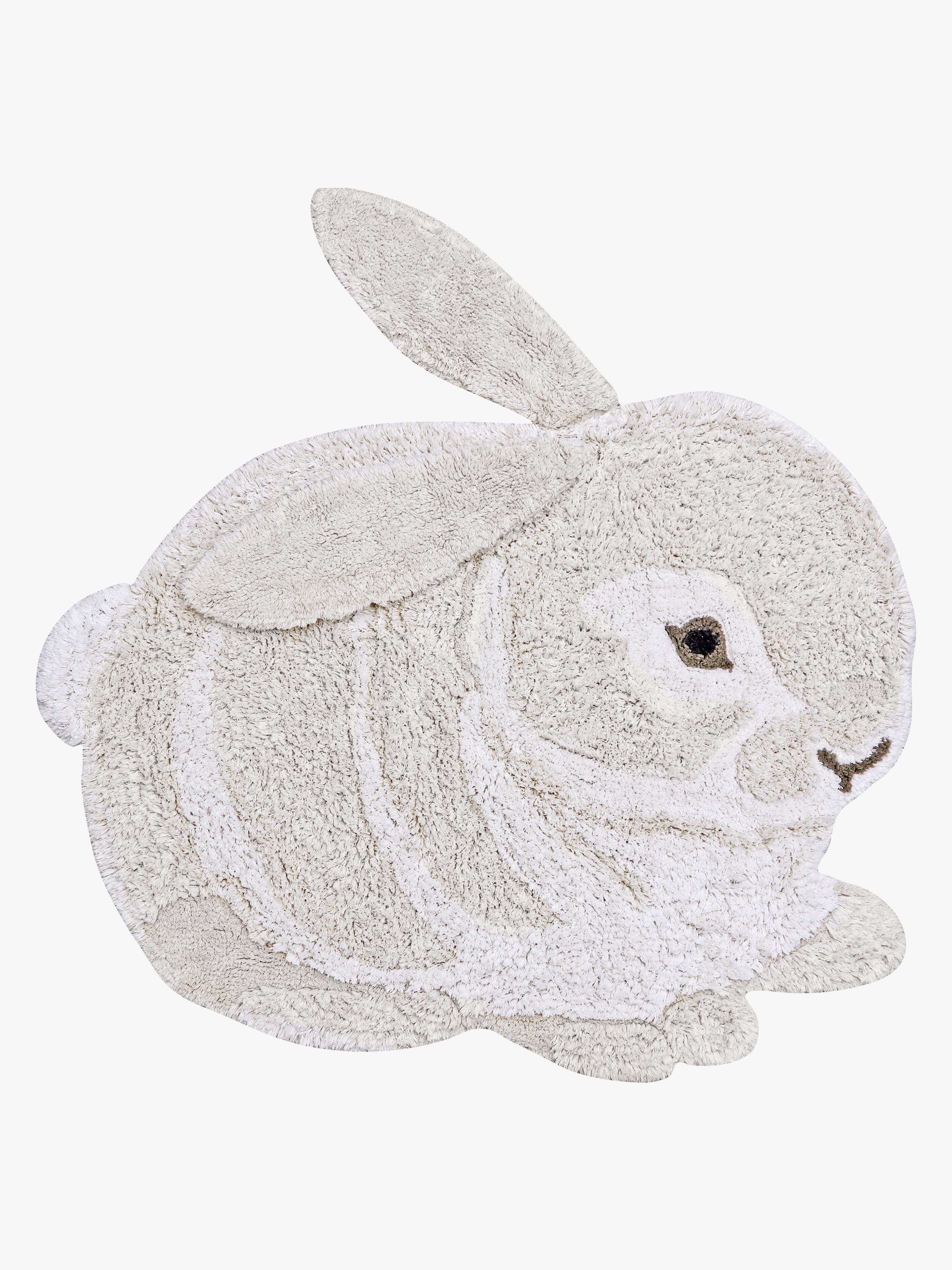 Lorena Canals Waschbarer Tierteppich 130x135 cm, Kaninchen