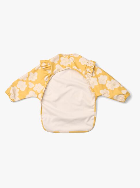 LIEWOOD Merle Rüsche Cape Lätzchen mit Print, White/Yellow