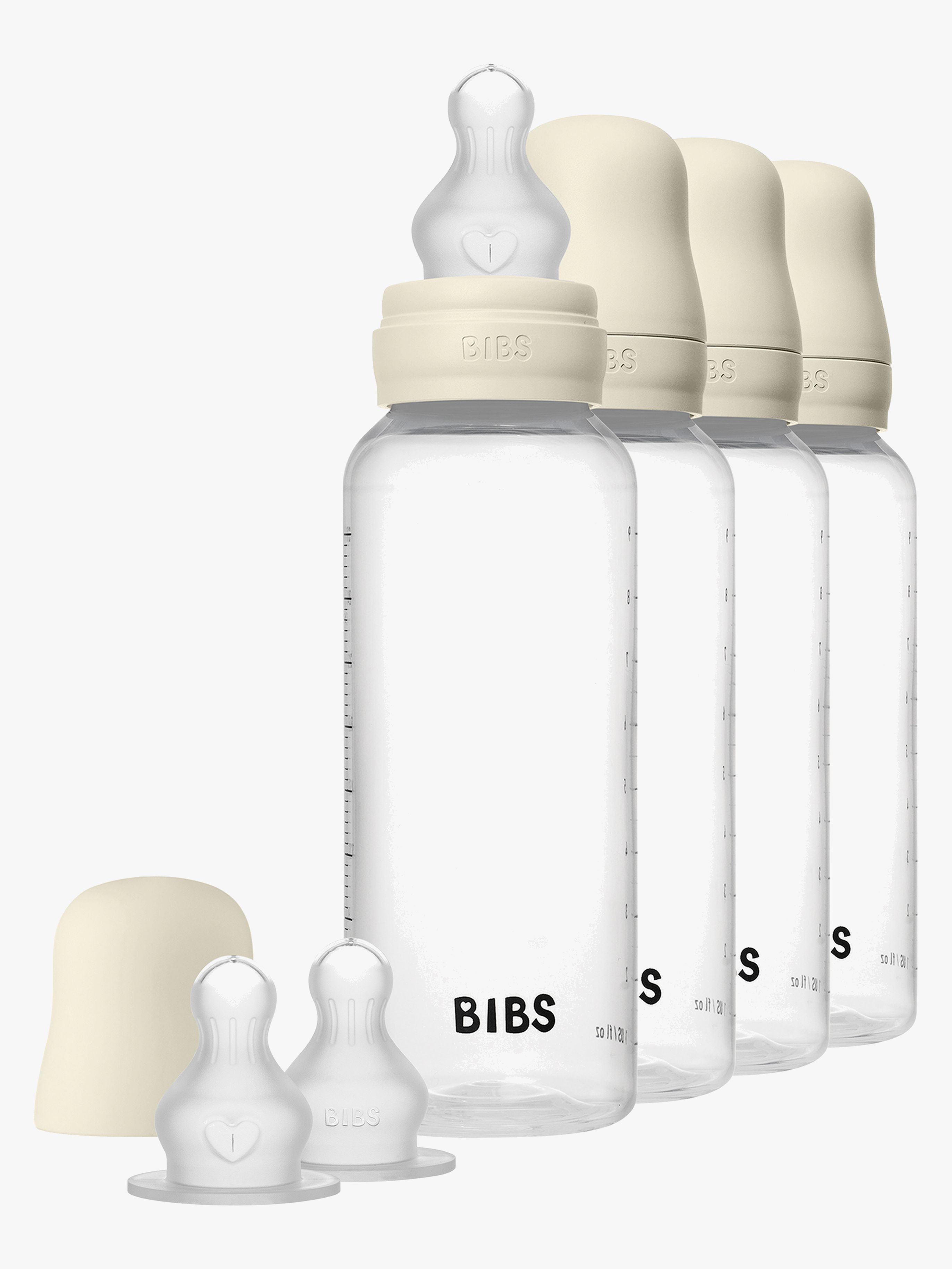 Fläschchen Silicone 4er-Pack 270 ml, Ivory