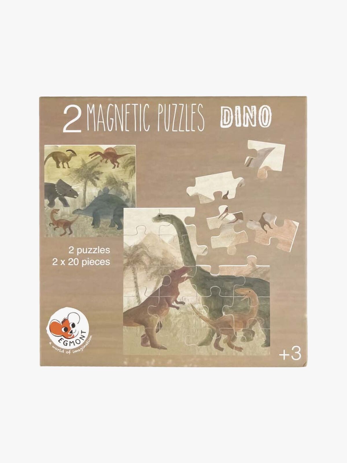 Egmont Toys Magnetpuzzles 20 Teile Dino