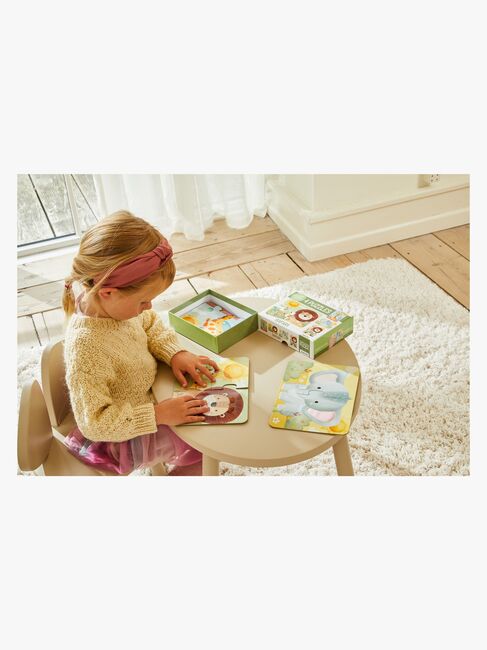 Barbo Toys  Touch & Feel Puzzle Safari 4-in-1
