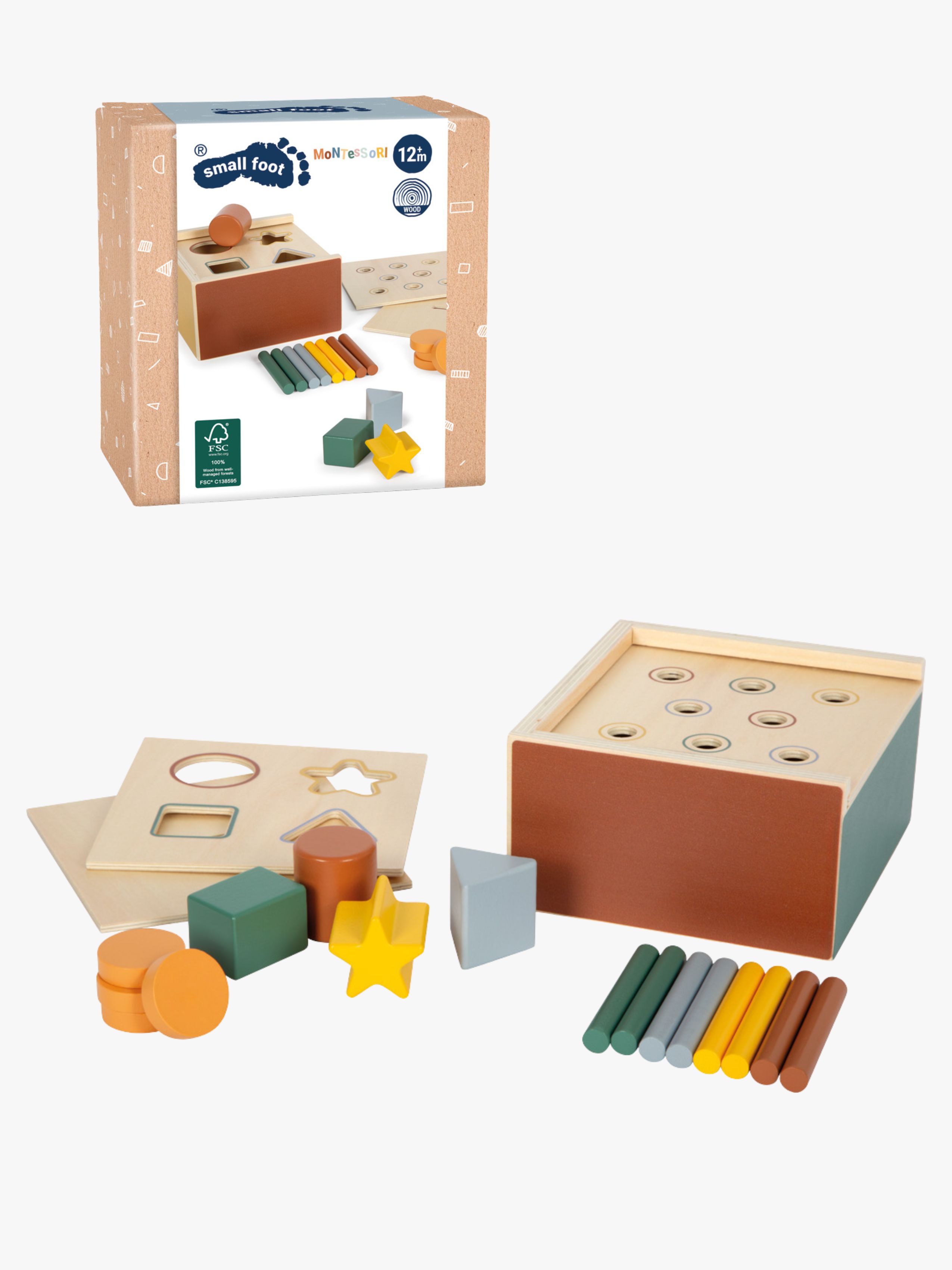 Small Foot Montessori Formenpuzzle-Spiel