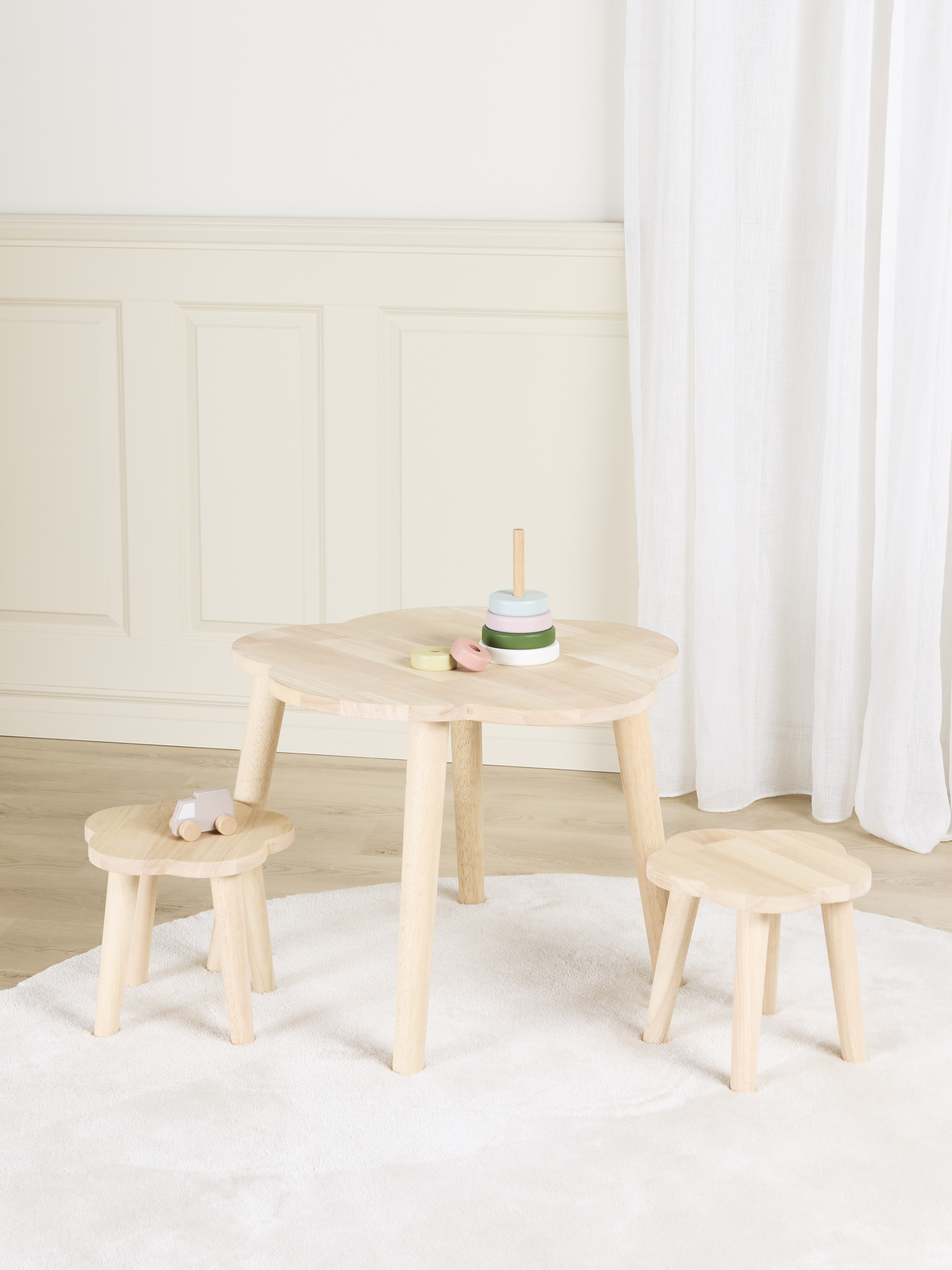 BLOSSOM Tisch & Stuhl, Natur