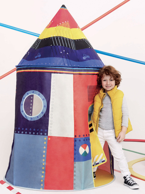 Djeco Spielzelt Weltraum-Rakete