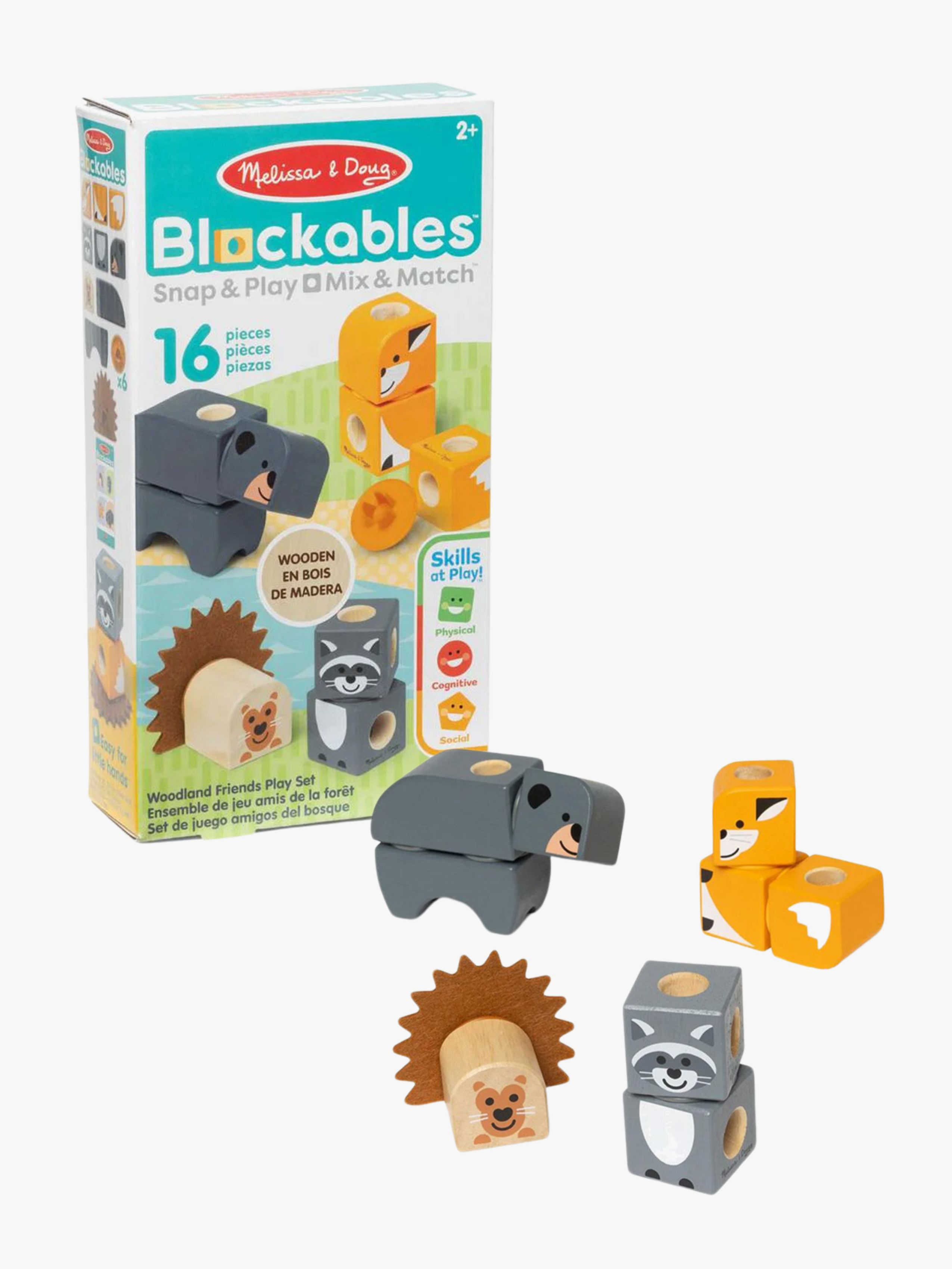 Blockables Bausatz Waldtiere 16 Teile