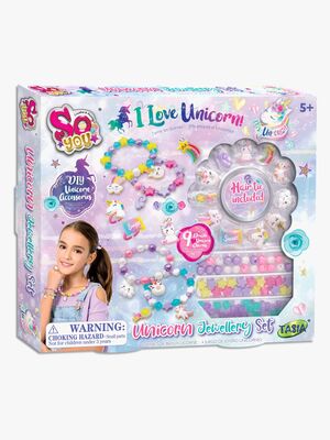 So Beads Perlenset mit Anhängern Einhorn