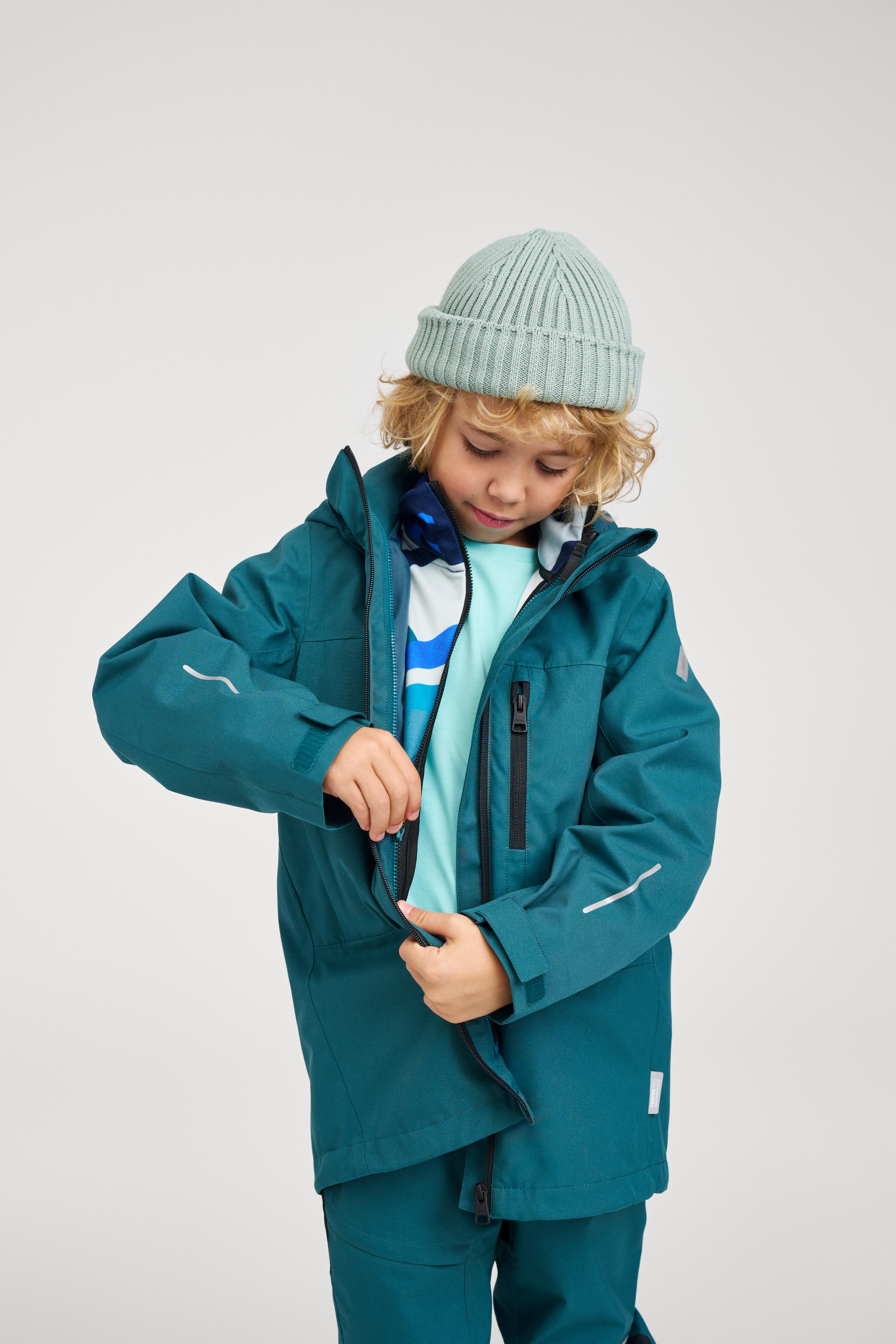 Reima Saarela Outdoorjacke, Dark Teal, 164