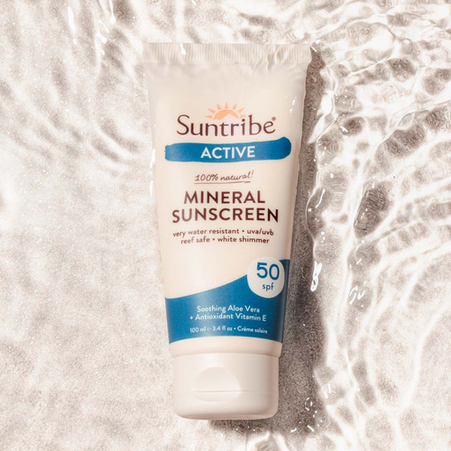 Suntribe Active Natural Mineral Sonnencreme LSF 50 100 ml