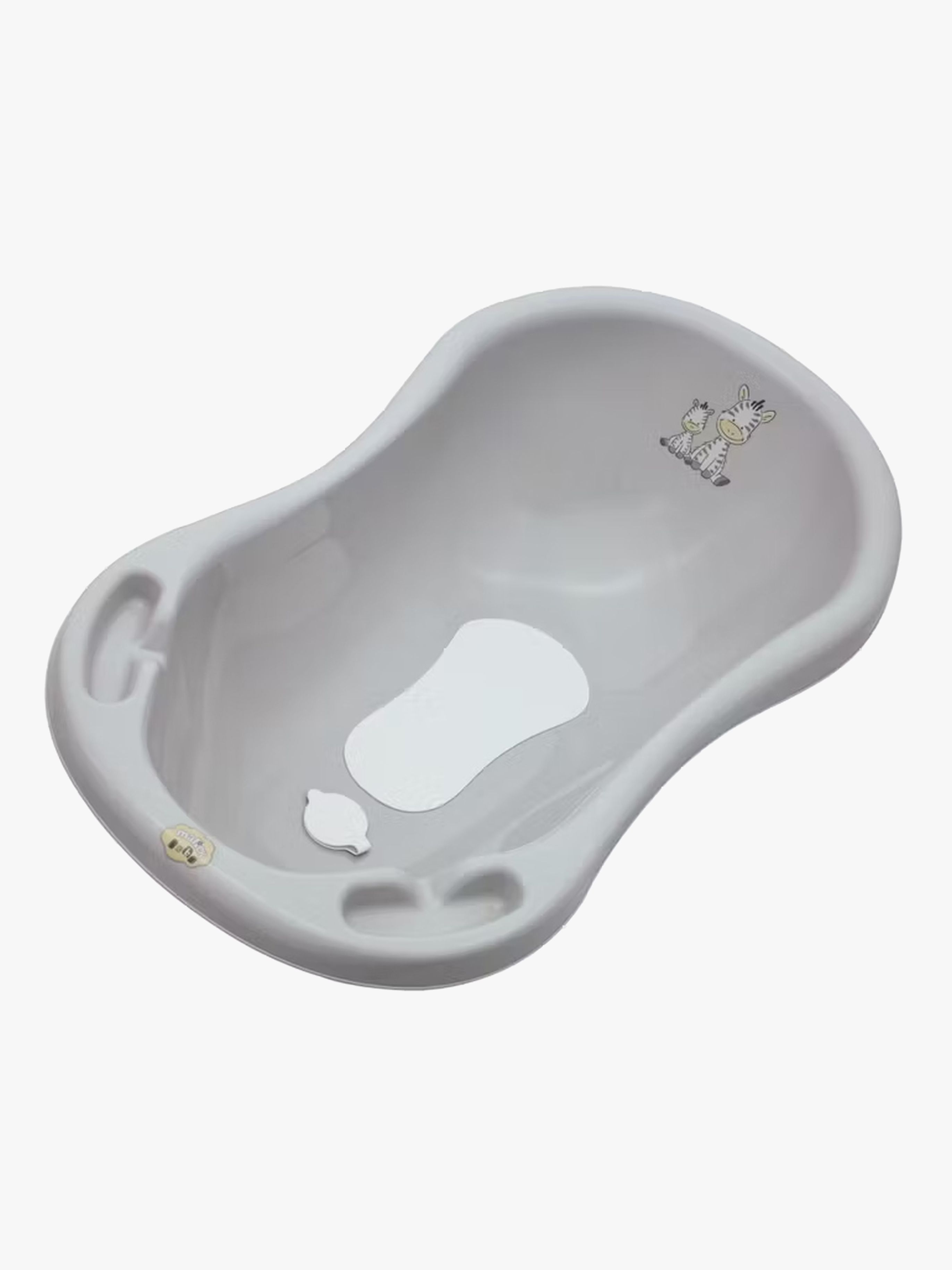Zebra Badewanne, Grau