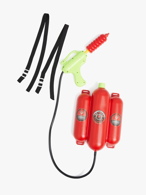 Pinepeak Wasserpistole mit Rucksack Feuerwehr