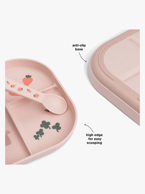 Done By Deer Tiny Farm Foodie Unterteilter Teller, Powder