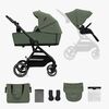 Kinderkraft YOXI 2-in-1-Kombikinderwagen, Mystic Green