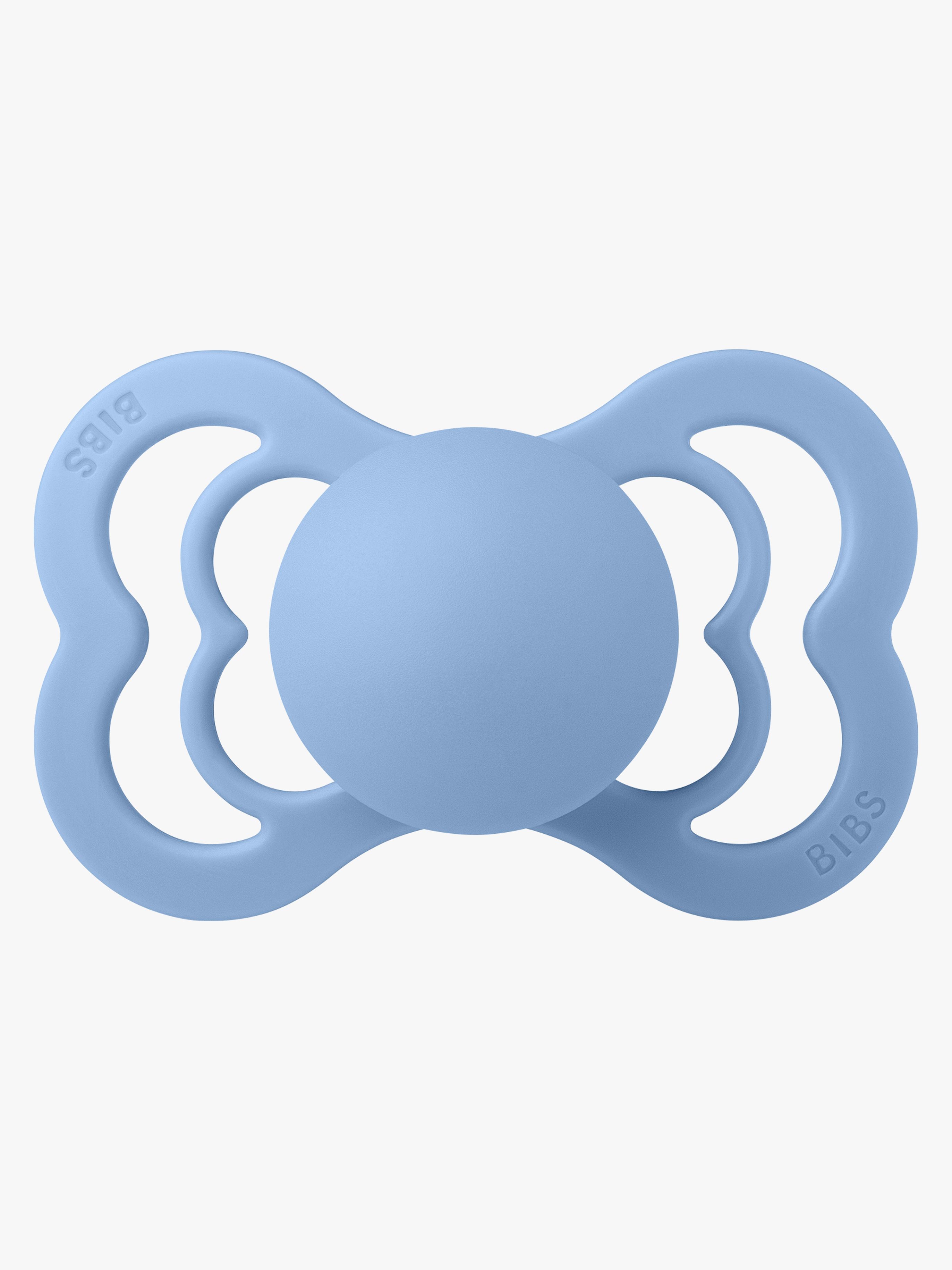 BIBS Supreme Schnuller Silikon Gr. 2, Sky Blue