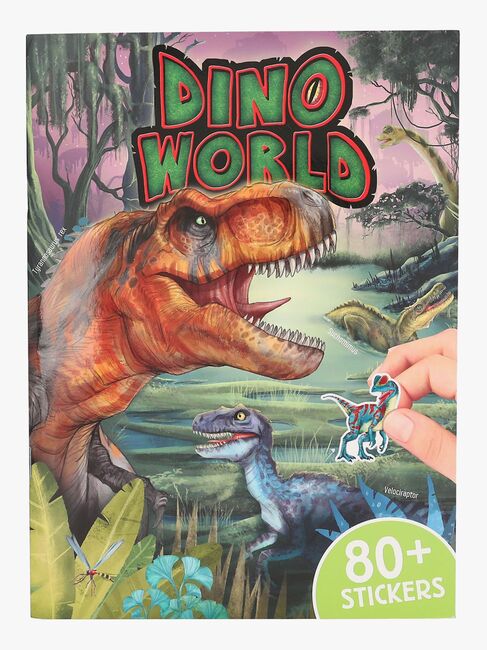 Dino World Bastelbuch mit Schaumstickern