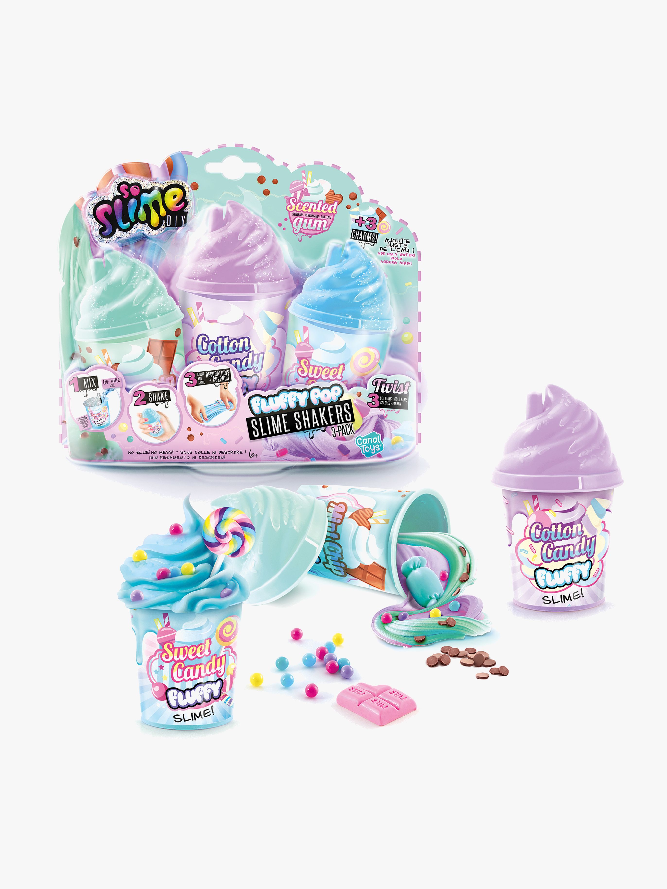 So Slime FluffyPop Schleim Shakers 3er-Pack