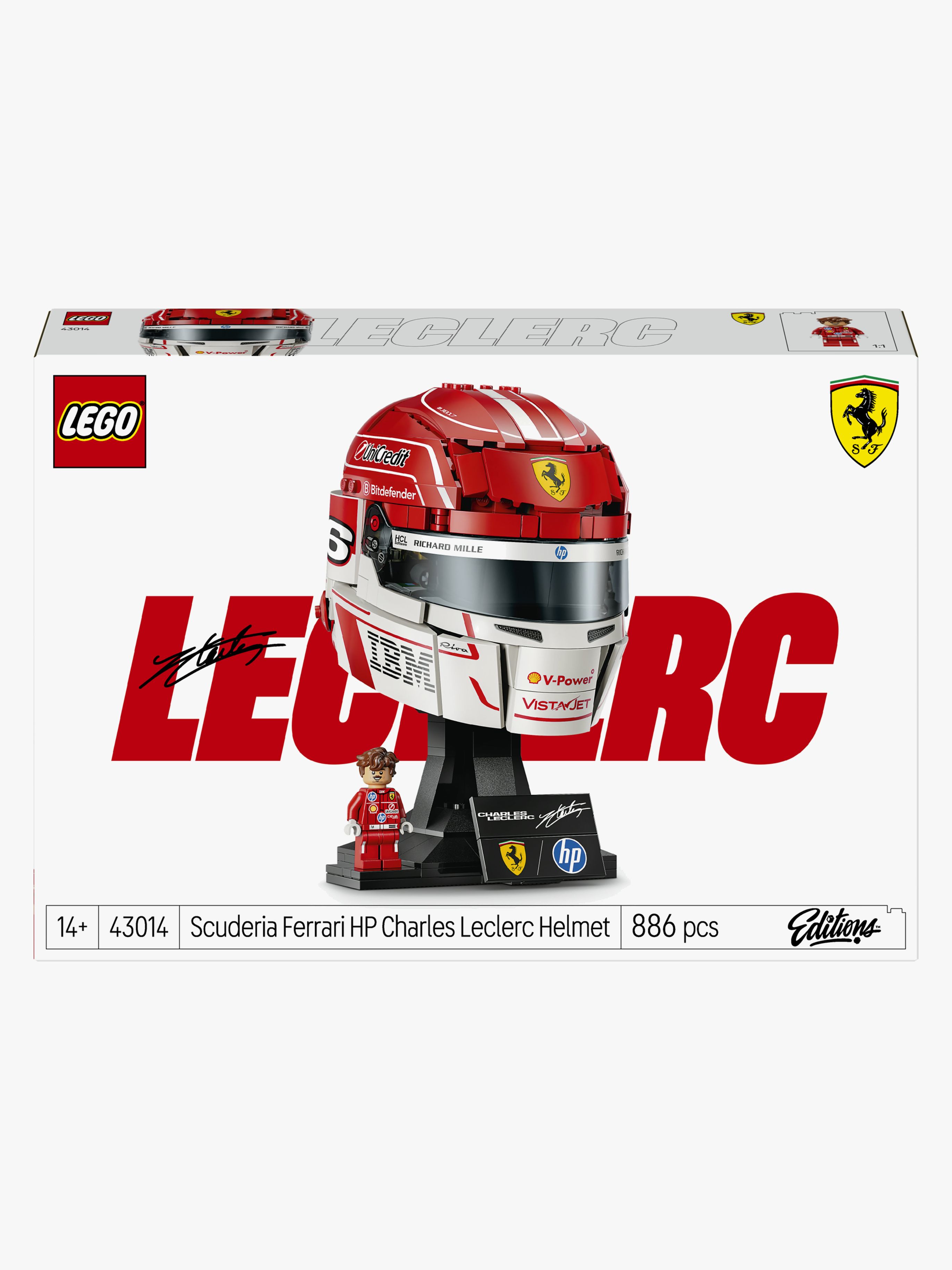 Editions Formula 1 43014 Scuderia Ferrari HP Charles Leclerc Helm