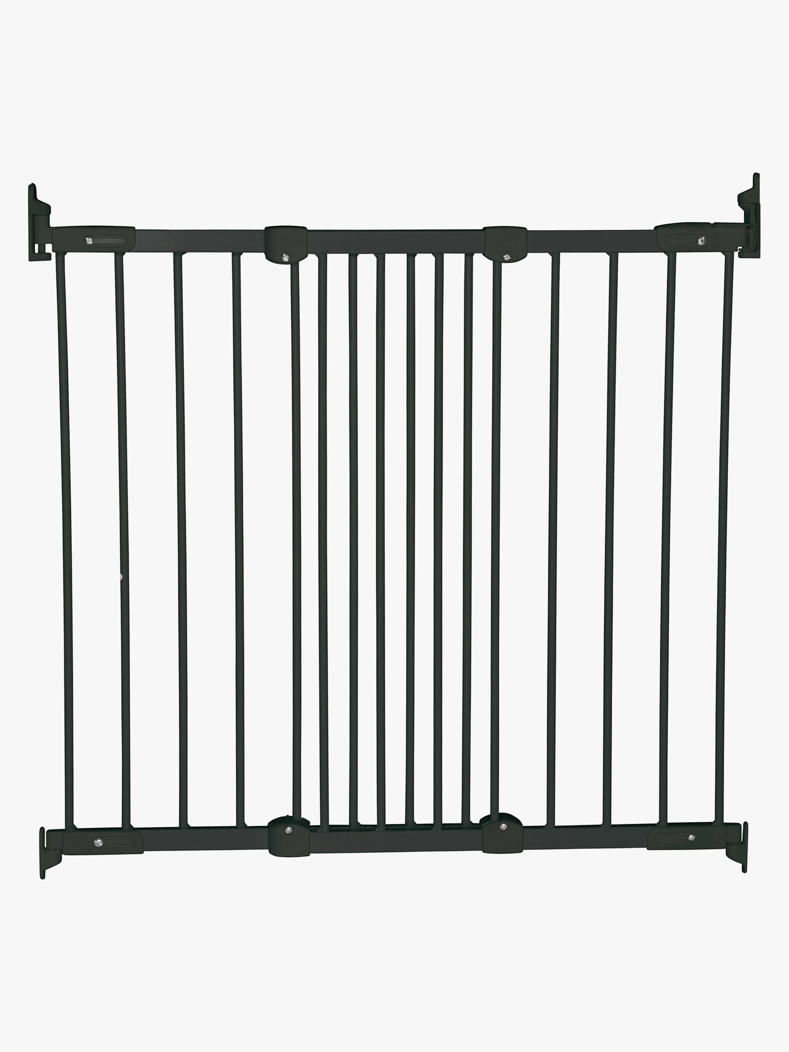 BabyDan Flexi Fit Schraubgitter Metall, Schwarz