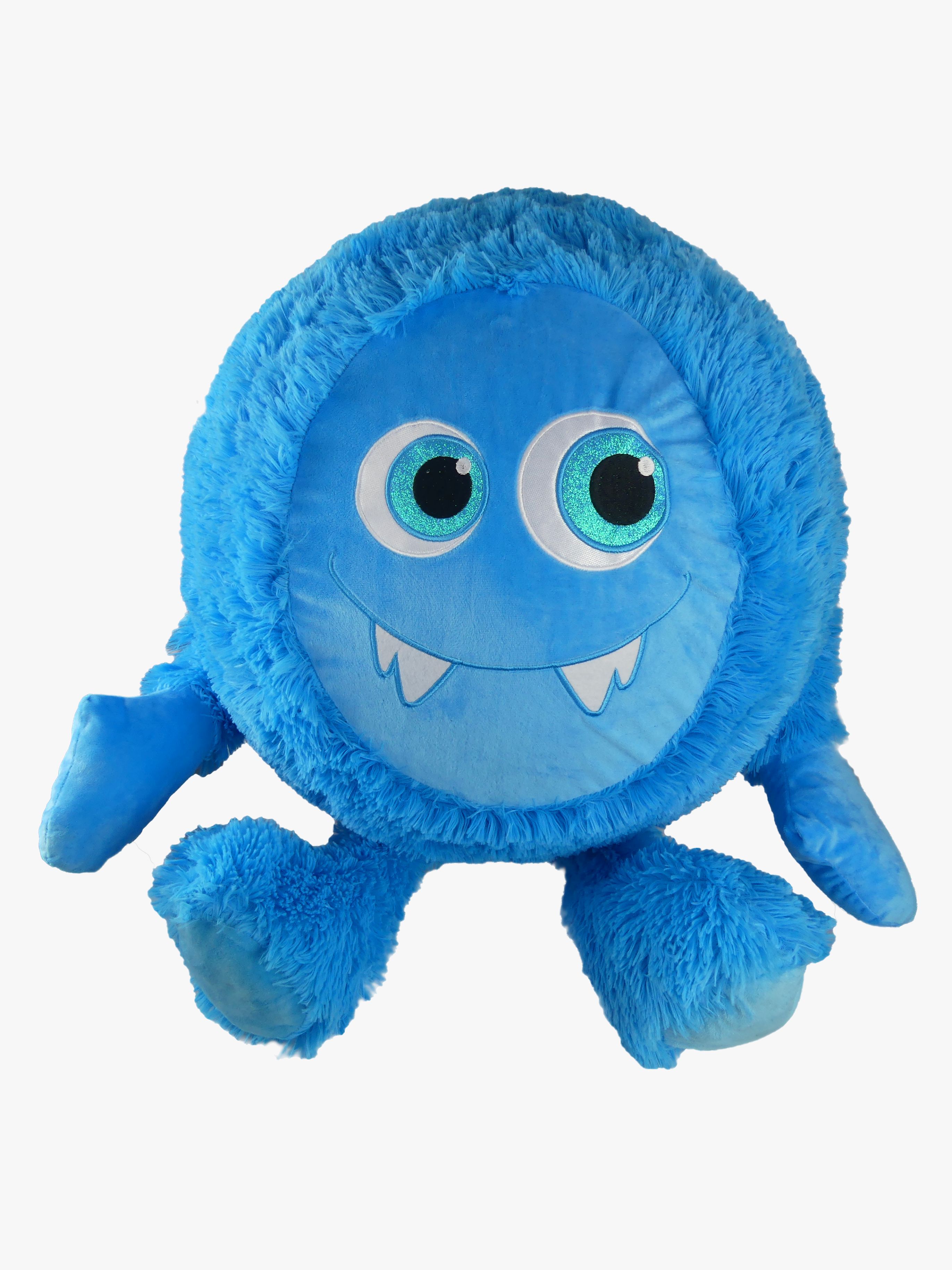 Fuzzy Monster Spielball 50 cm, Blau