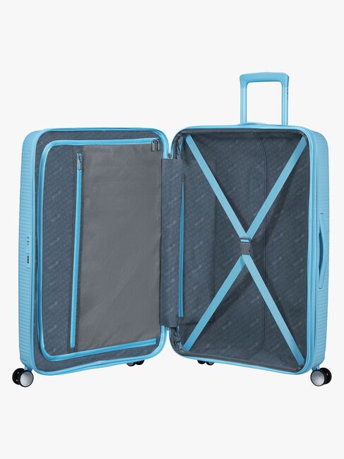American Tourister Soundbox Spinner Koffer 97-110L, Blueberry Fizz
