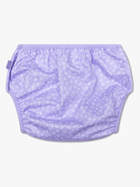 Swim Essentials Badewindel 0-3 Jahr, Lila Leopard