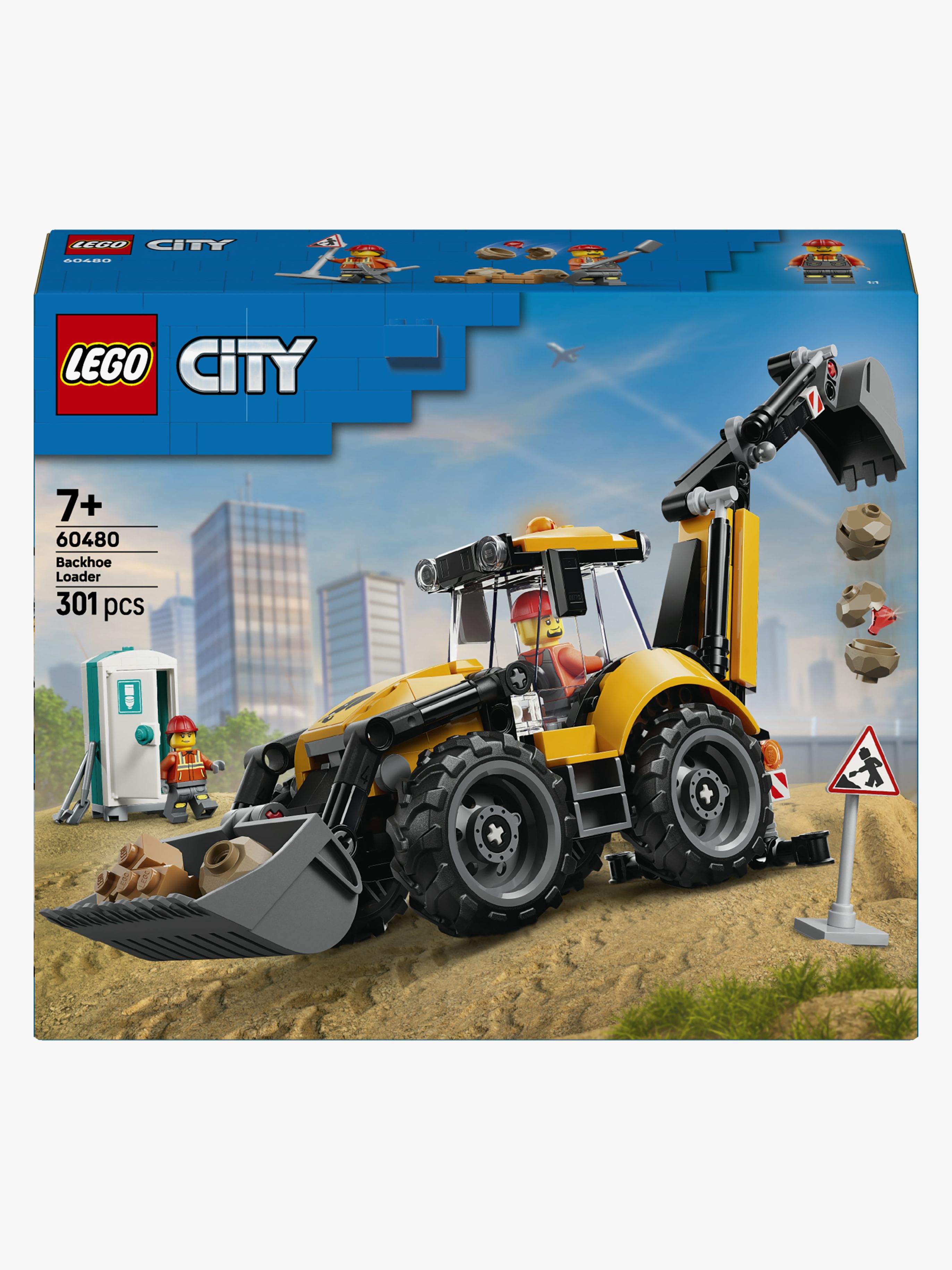 City 60480 Gelber Baggerlader